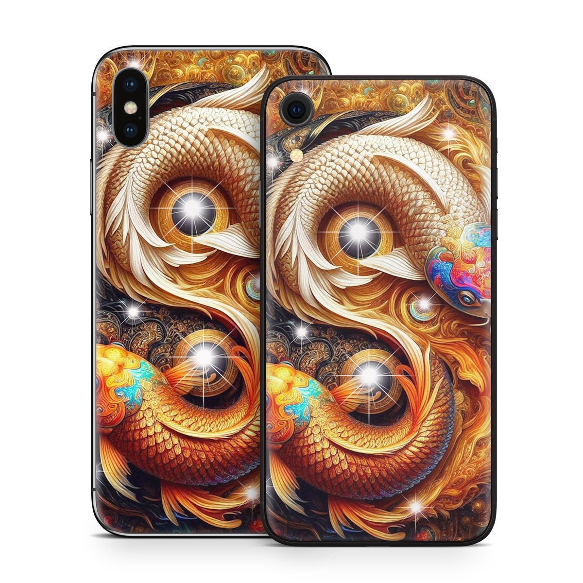Yin Yang Koi - Apple iPhone X Skin