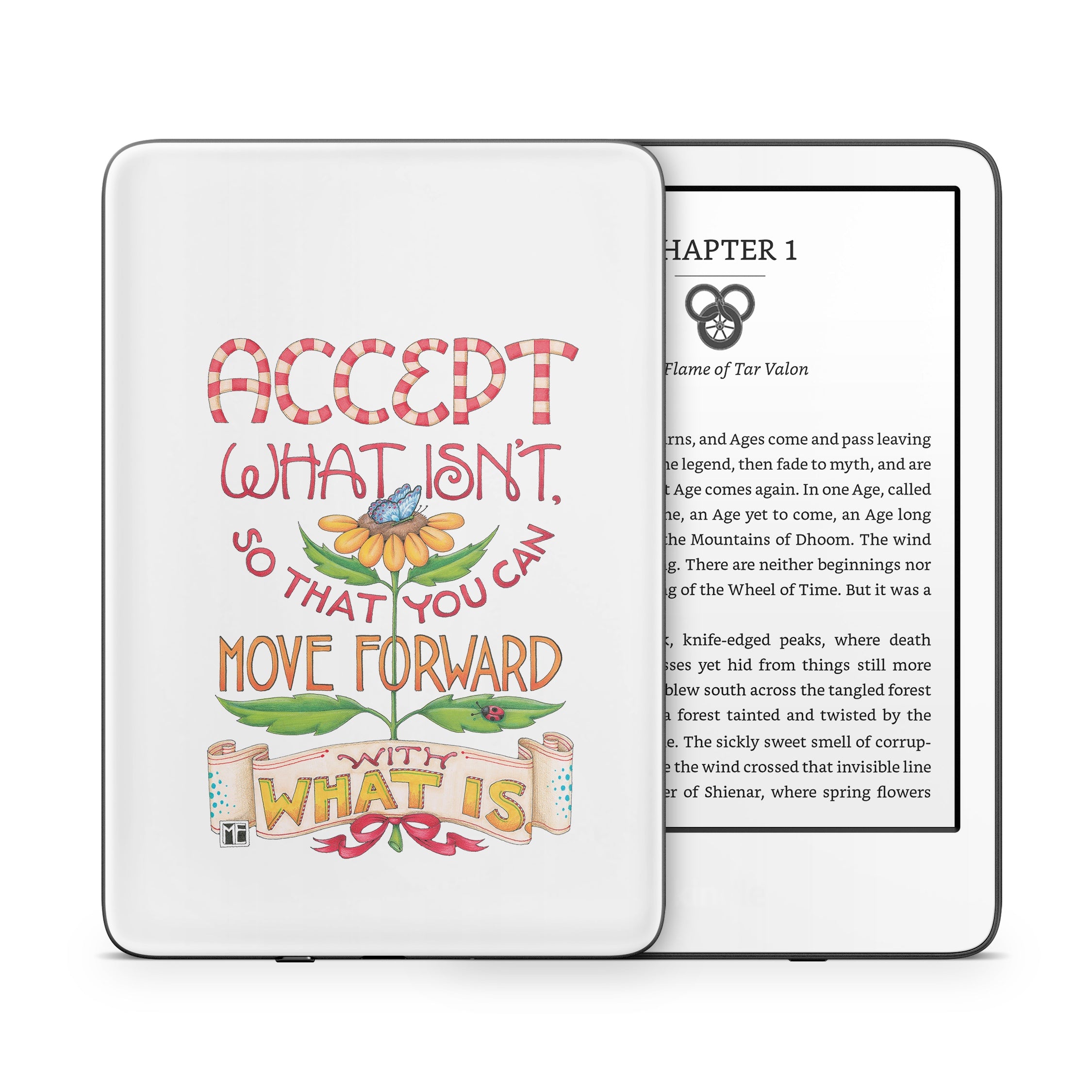 Accept What Isn't - Amazon Kindle Skin