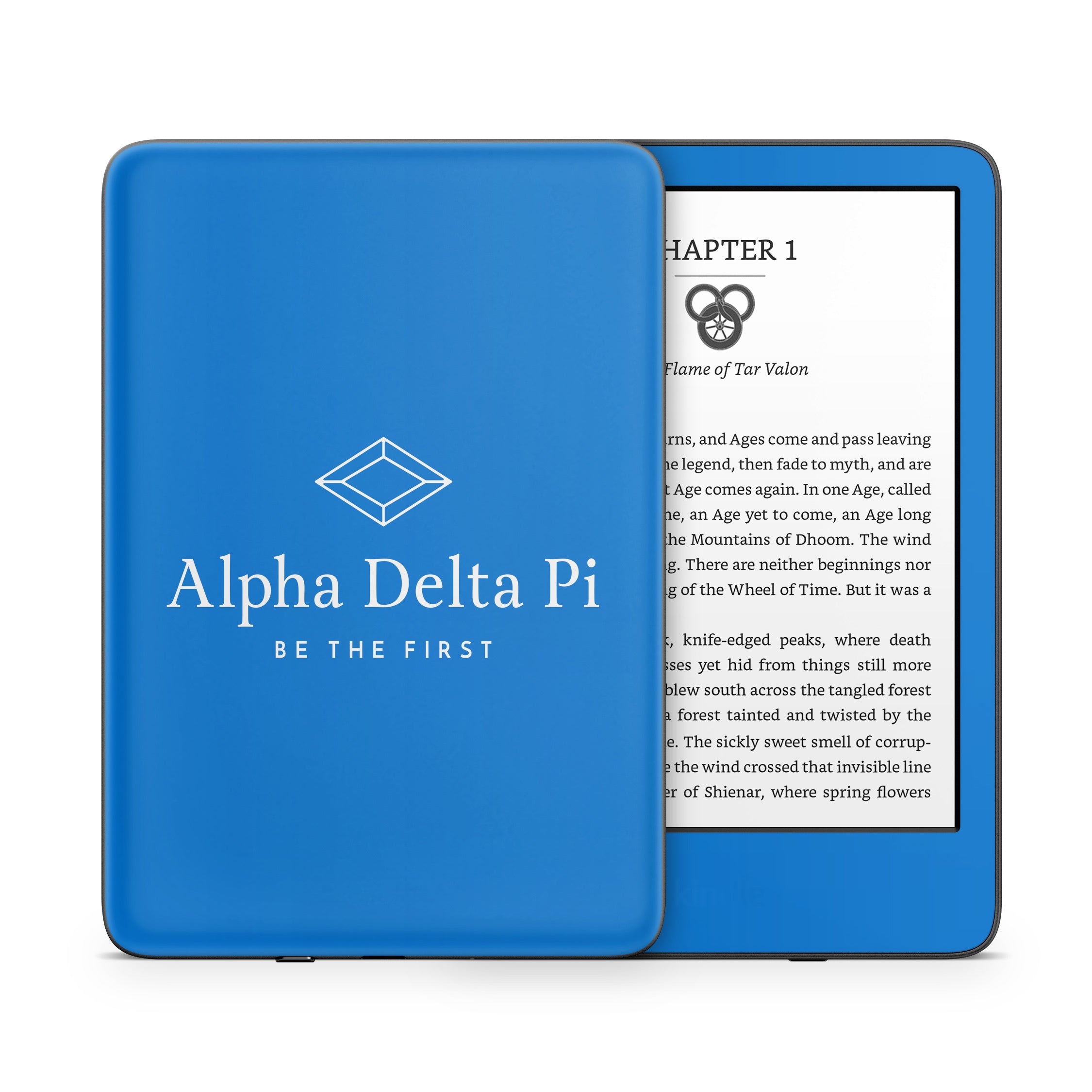 Alpha Delta Pi Primary Logo Azure - Amazon Kindle Skin