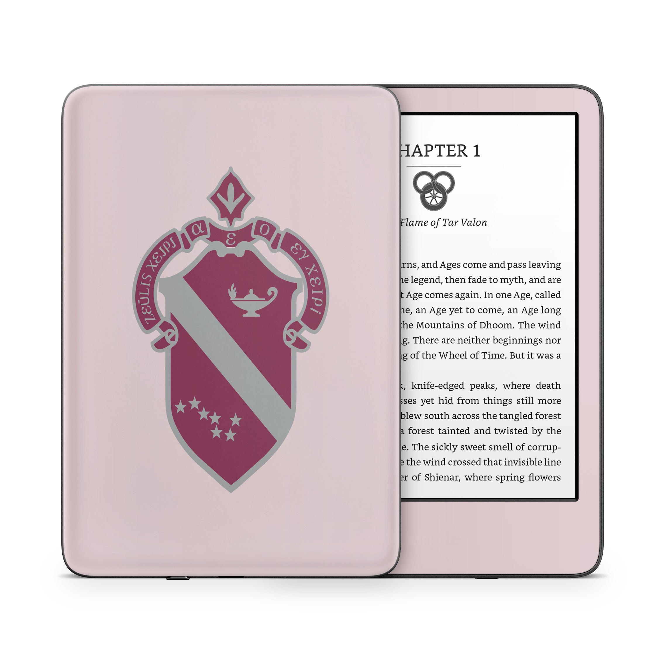 Alpha Phi Crest Ivory - Amazon Kindle Skin
