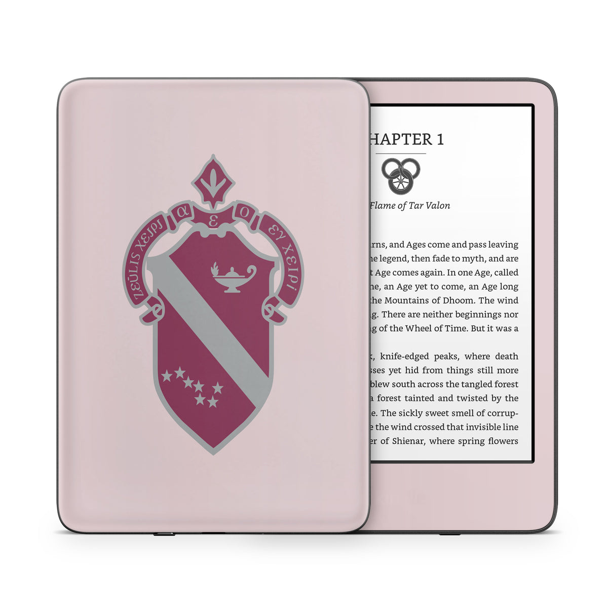 Alpha Phi Crest Ivory - Amazon Kindle Skin