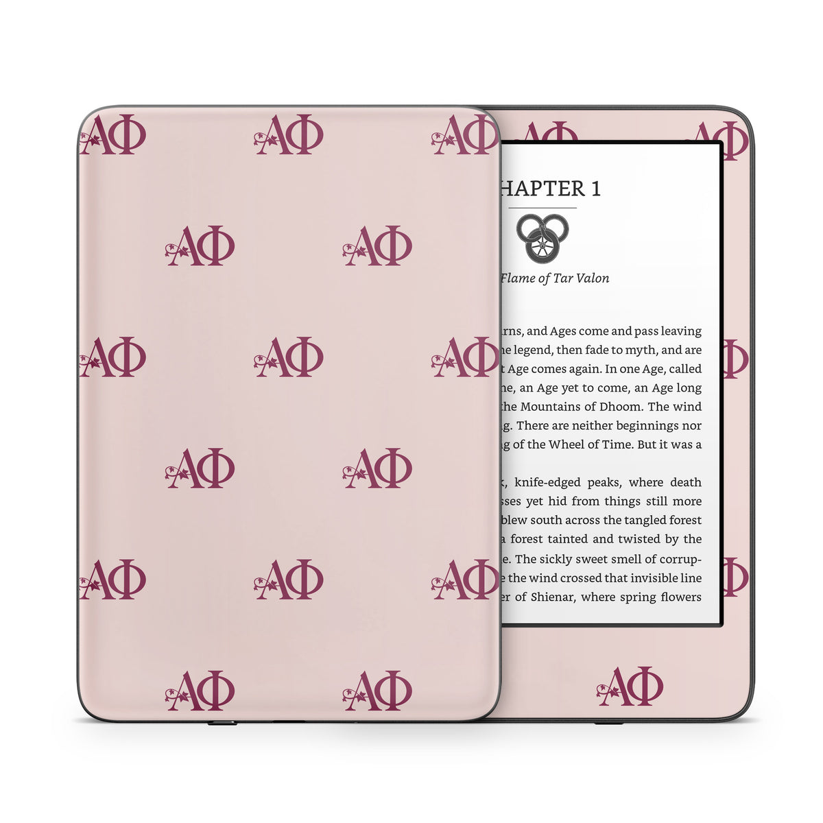 Alpha Phi Pattern - Amazon Kindle Skin