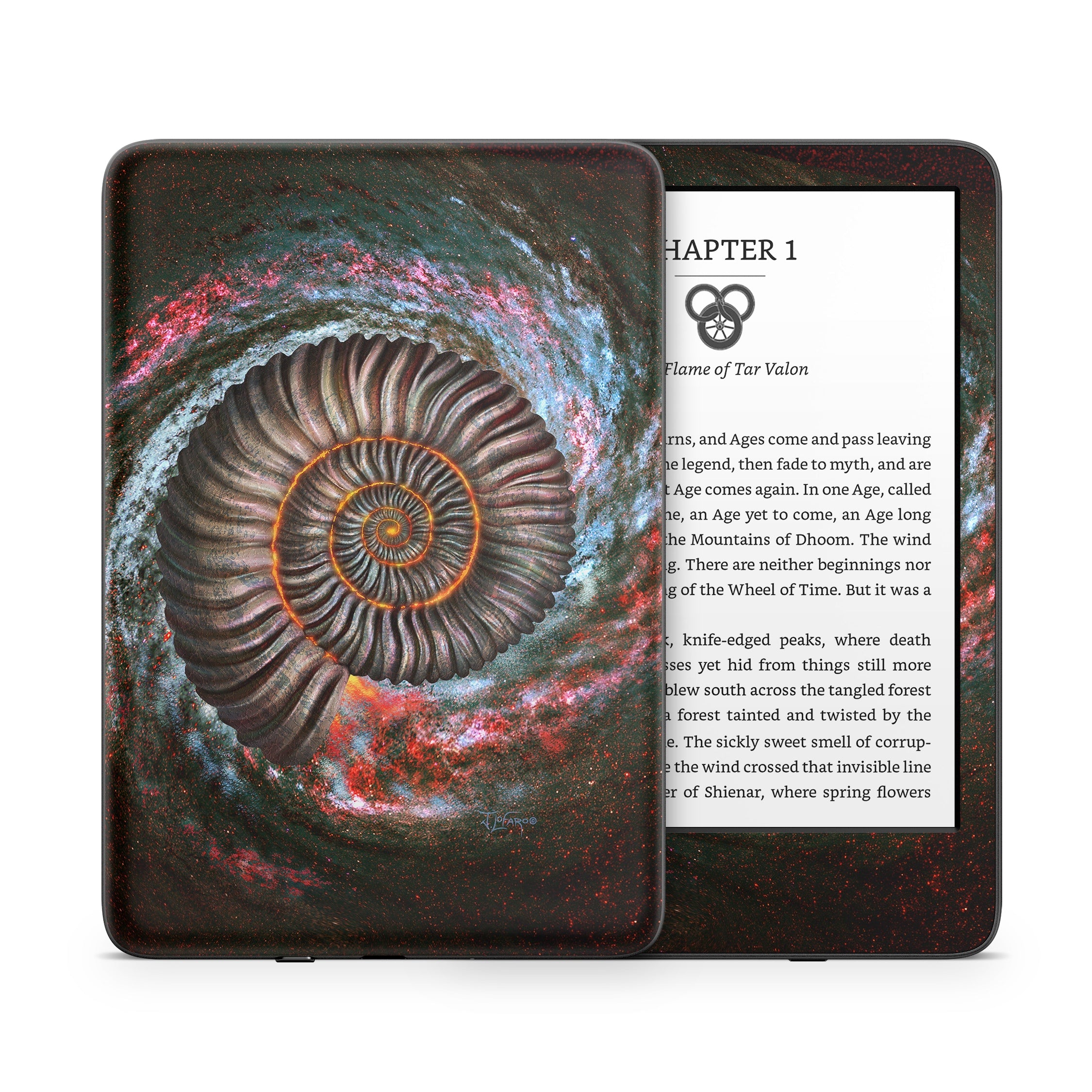 Ammonite Galaxy - Amazon Kindle Skin