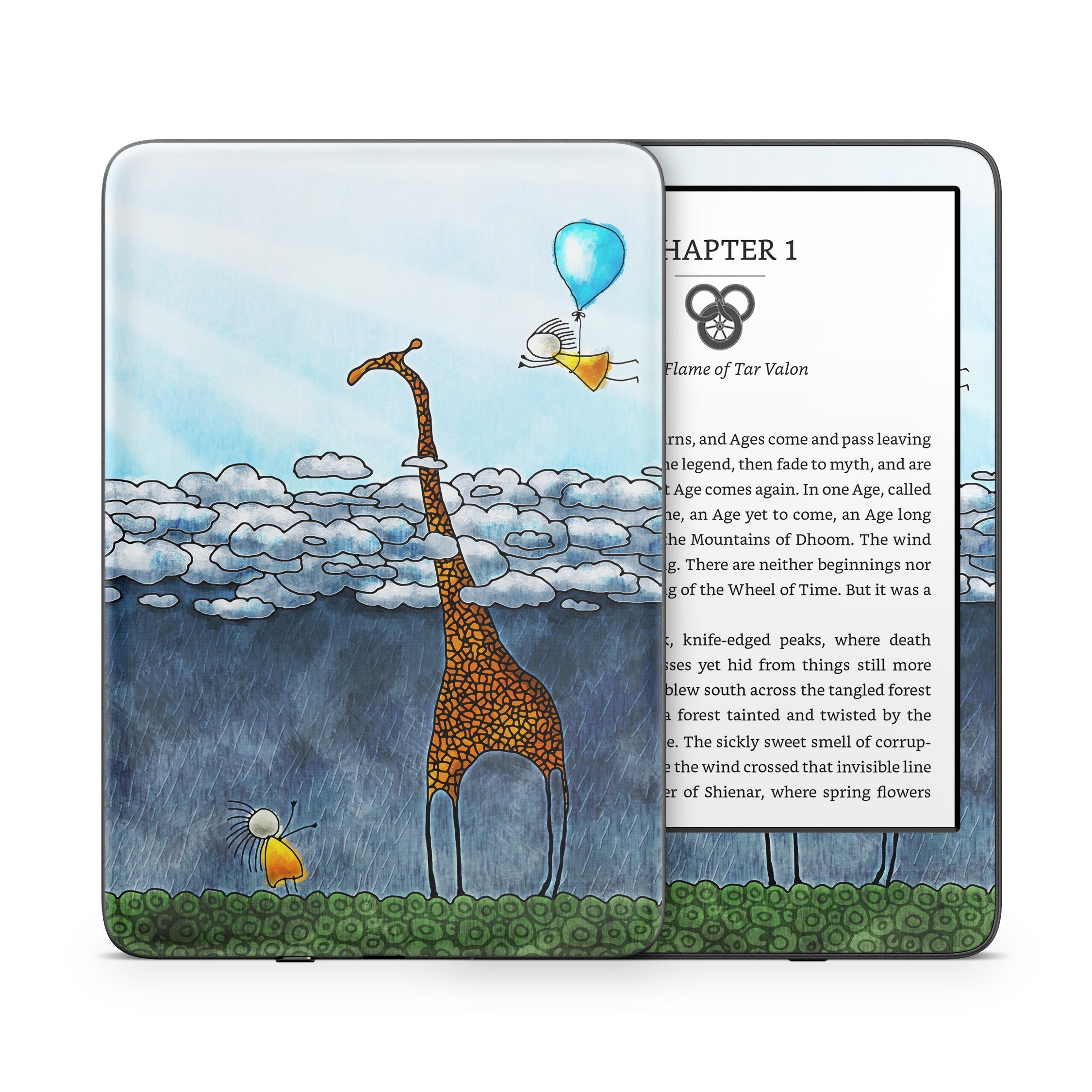 Above The Clouds - Amazon Kindle Skin