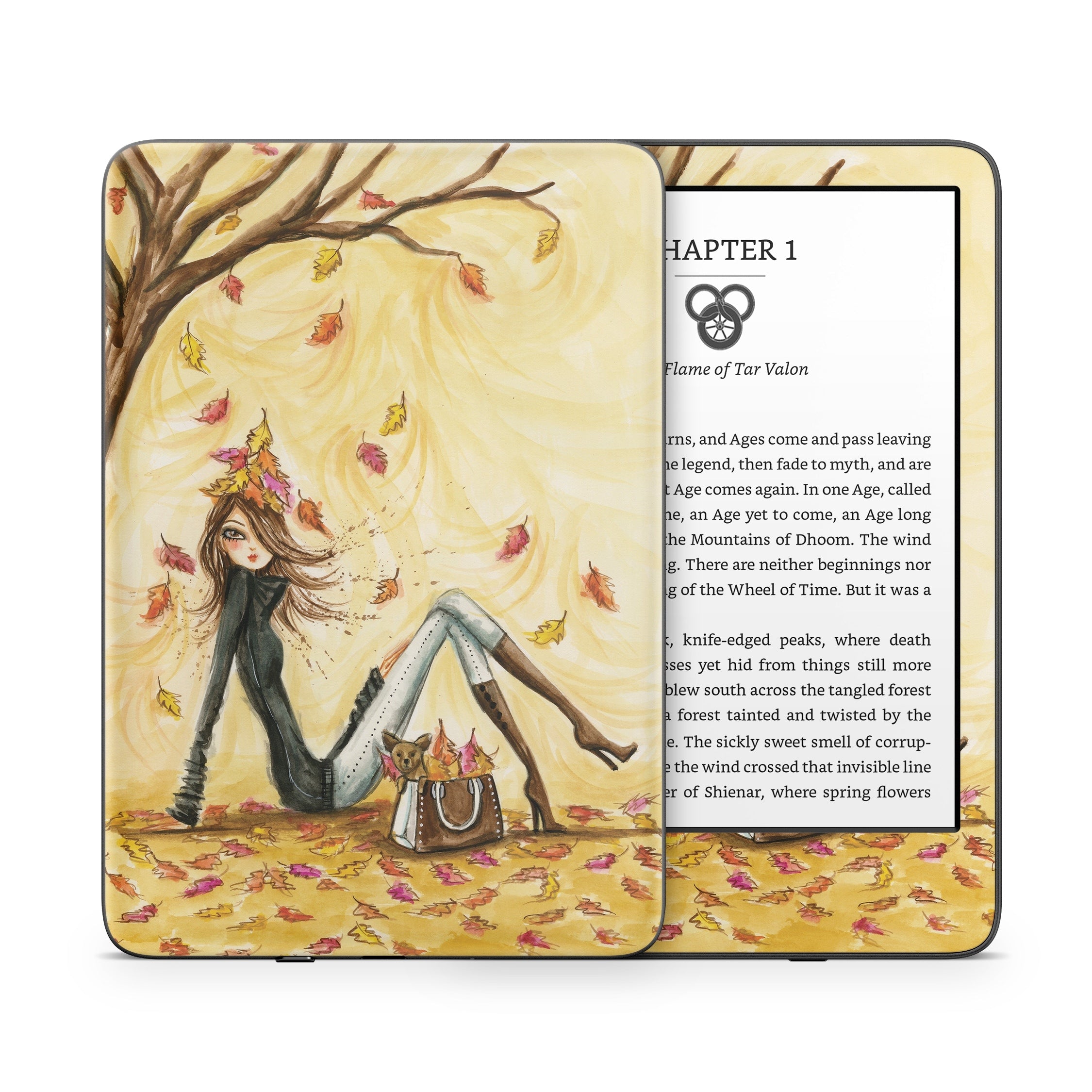 Autumn Leaves - Amazon Kindle Skin