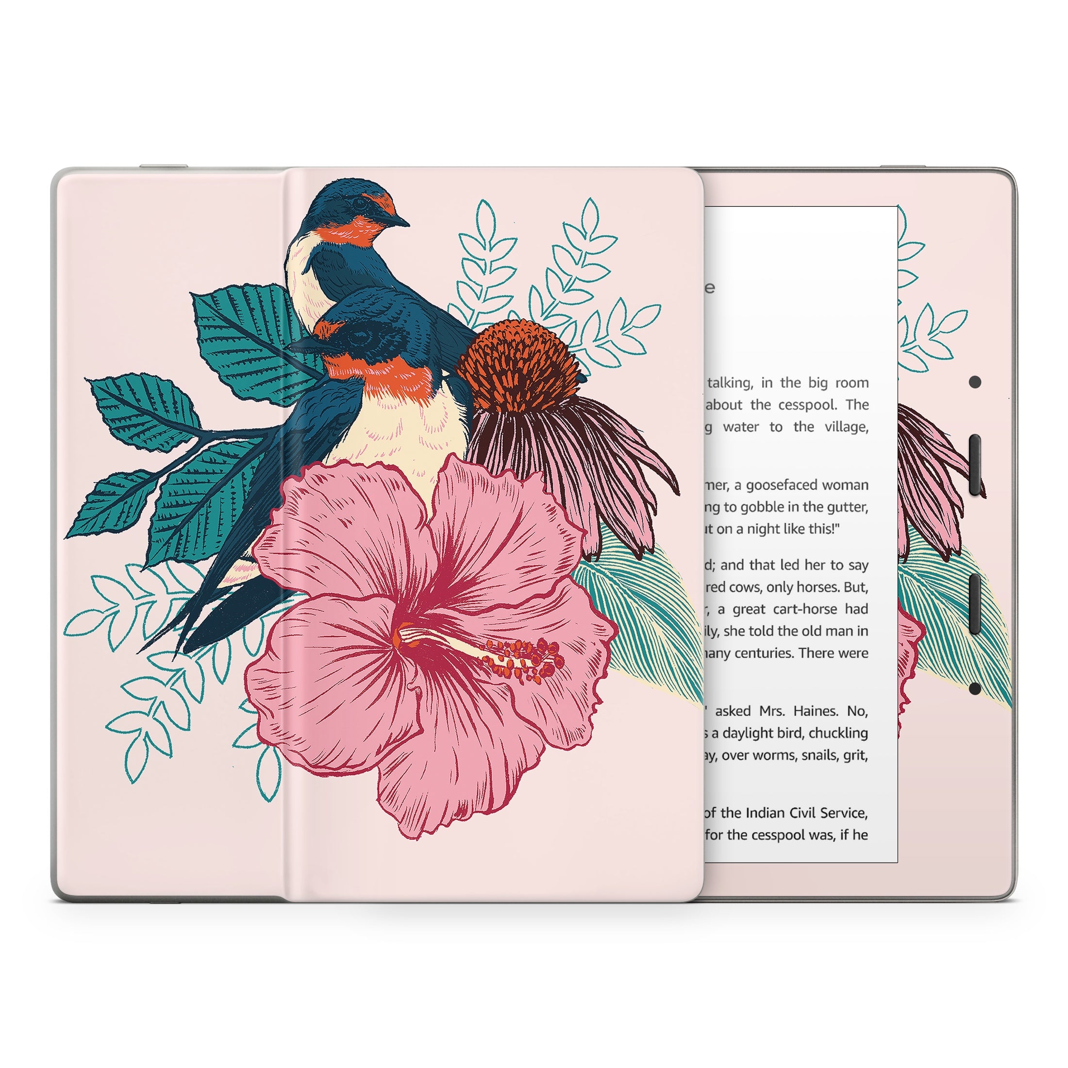 Barn Swallows - Amazon Kindle Skin