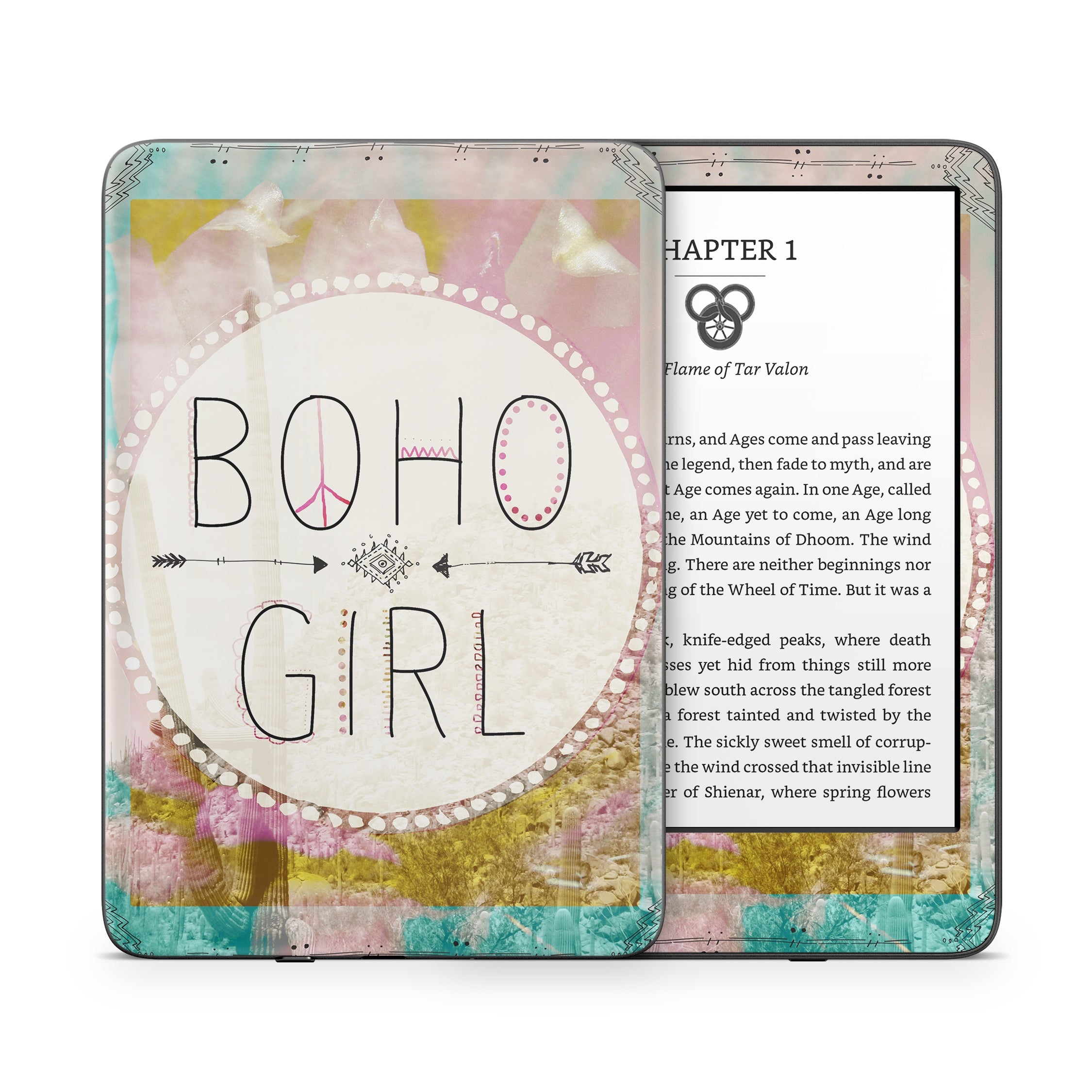 Boho Girl - Amazon Kindle Skin