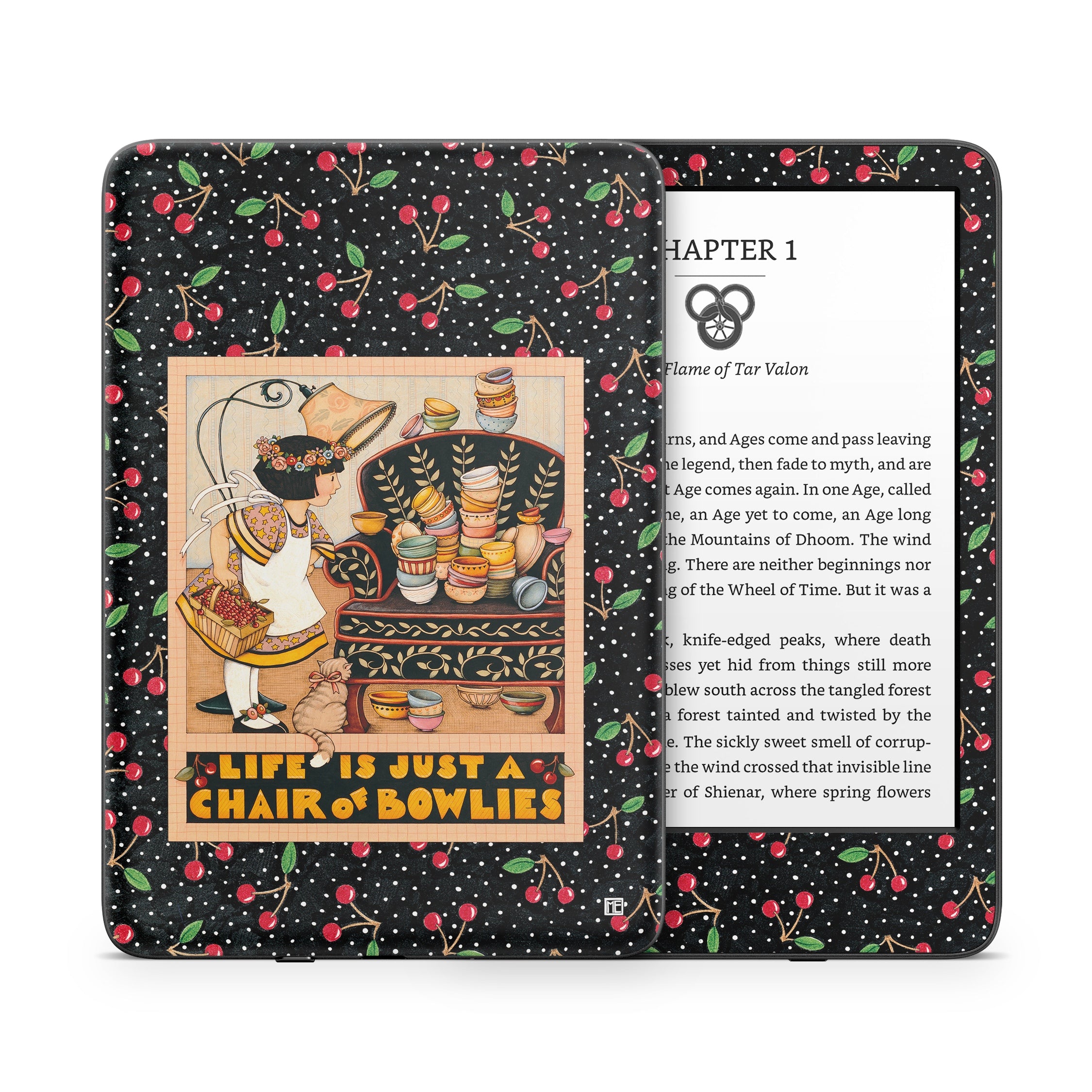 Chair of Bowlies - Amazon Kindle Skin