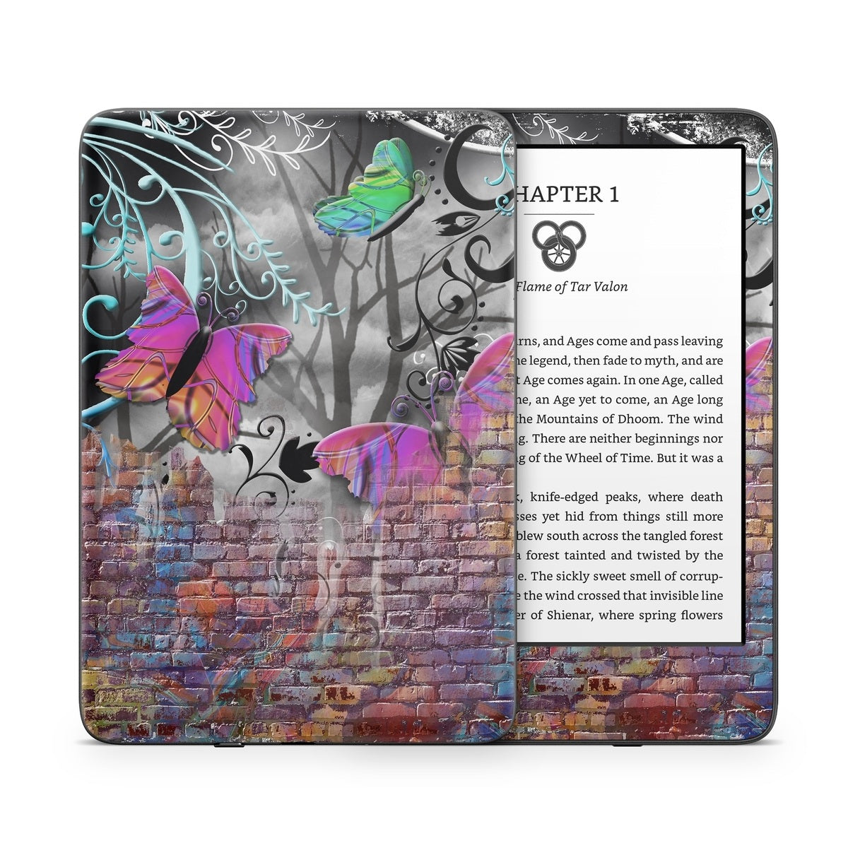 Butterfly Wall - Amazon Kindle Skin