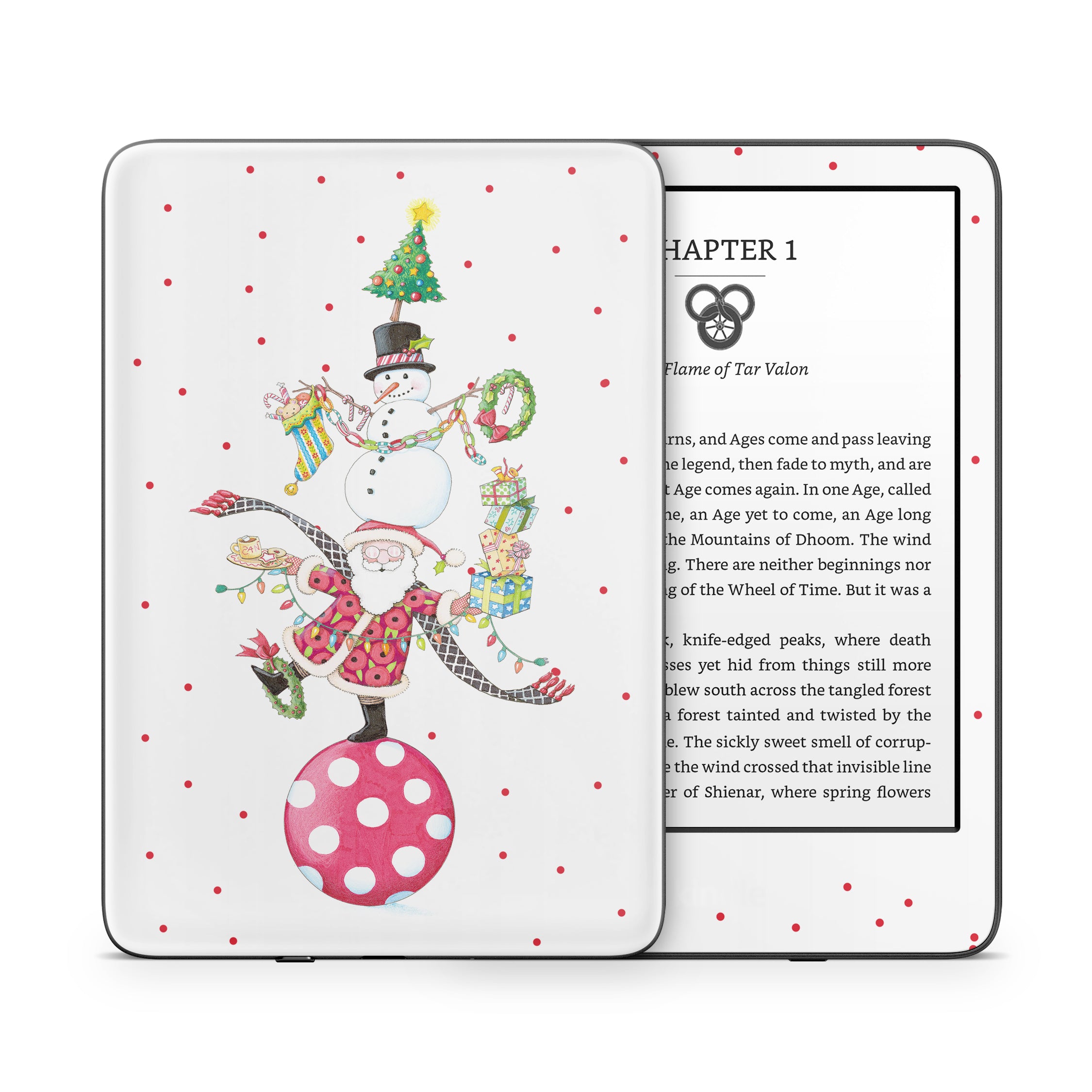 Christmas Circus - Amazon Kindle Skin