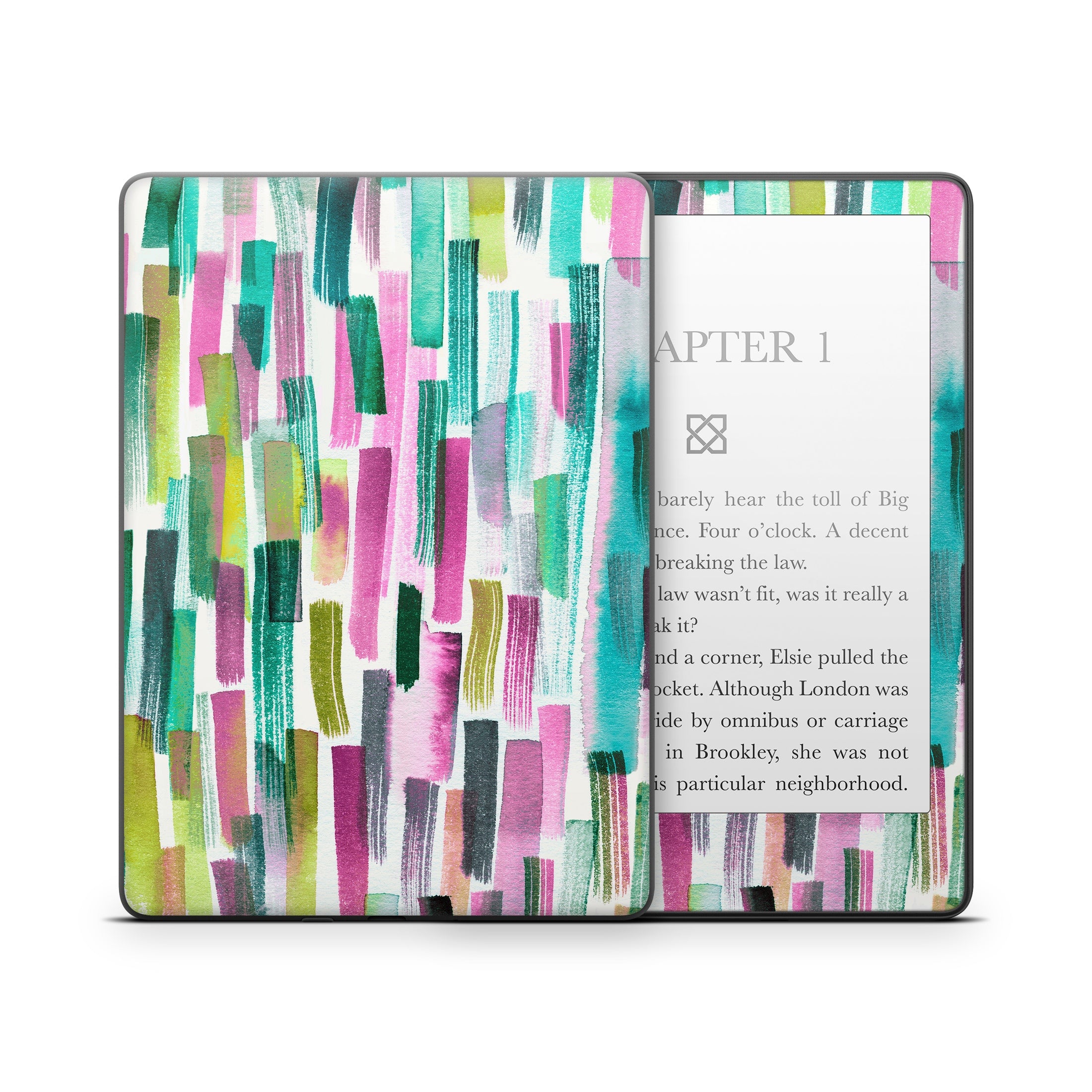 Colorful Brushstrokes - Amazon Kindle Skin