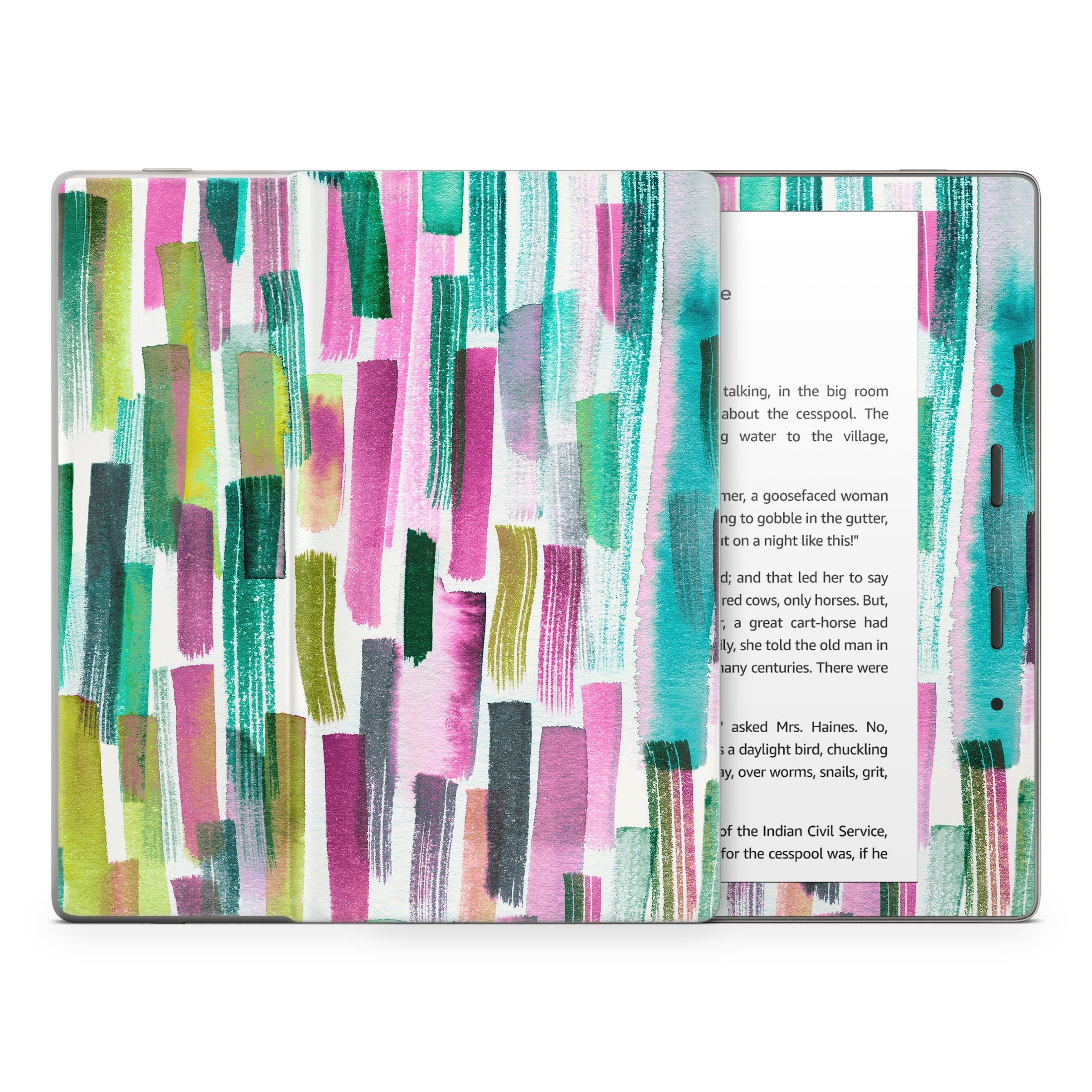 Colorful Brushstrokes - Amazon Kindle Skin