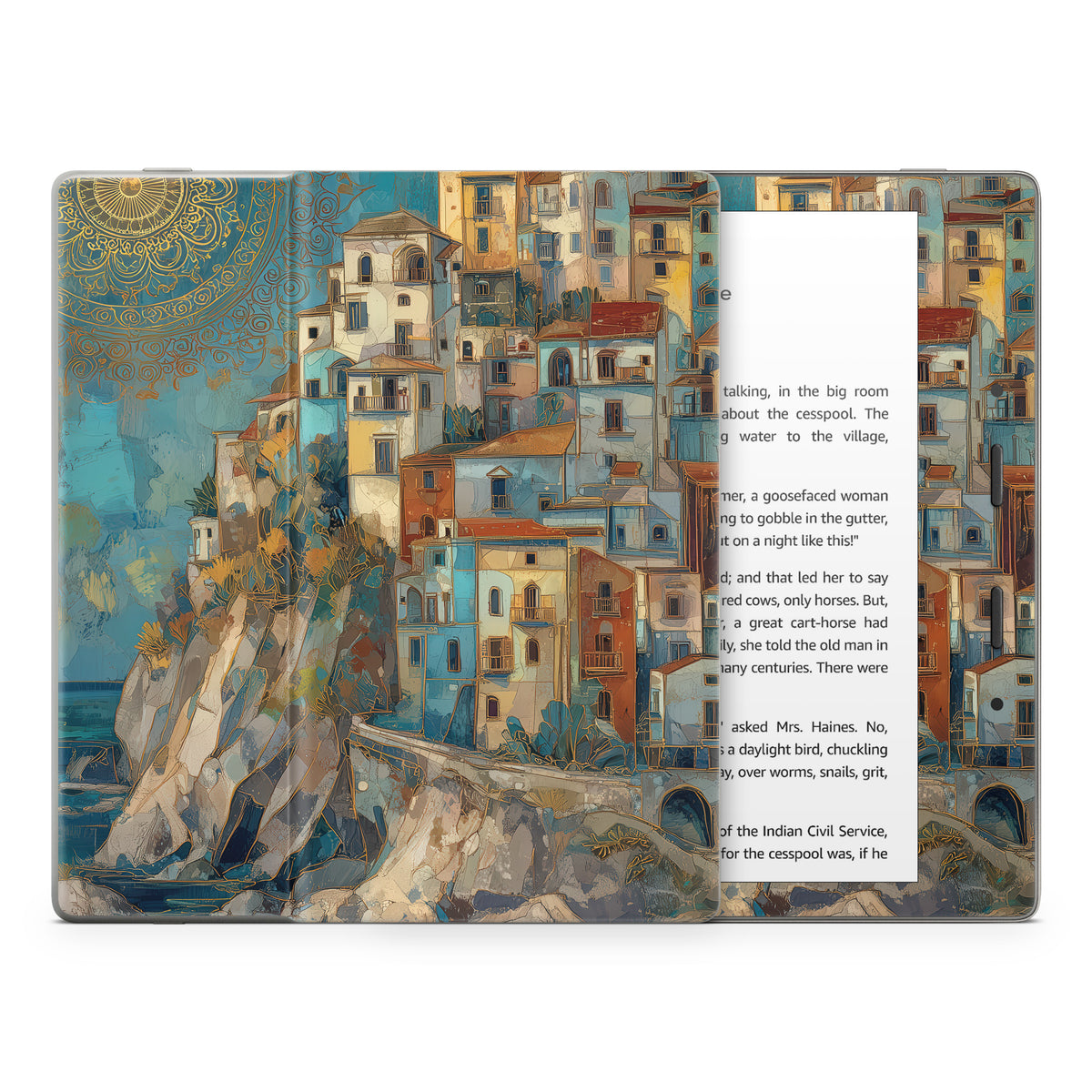 Coastal Town - Amazon Kindle Skin