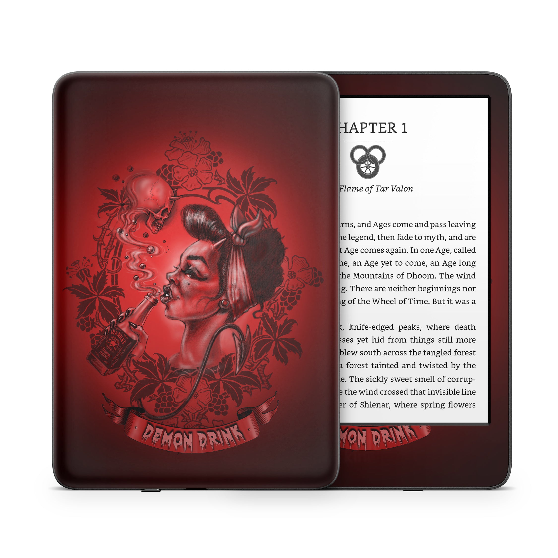 Demon Drink - Amazon Kindle Skin