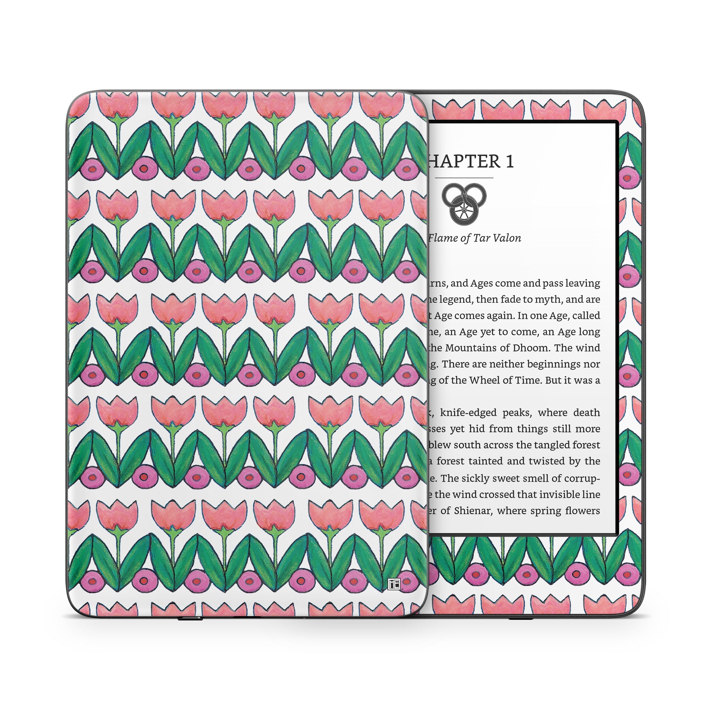 Deco Tulips - Amazon Kindle Skin