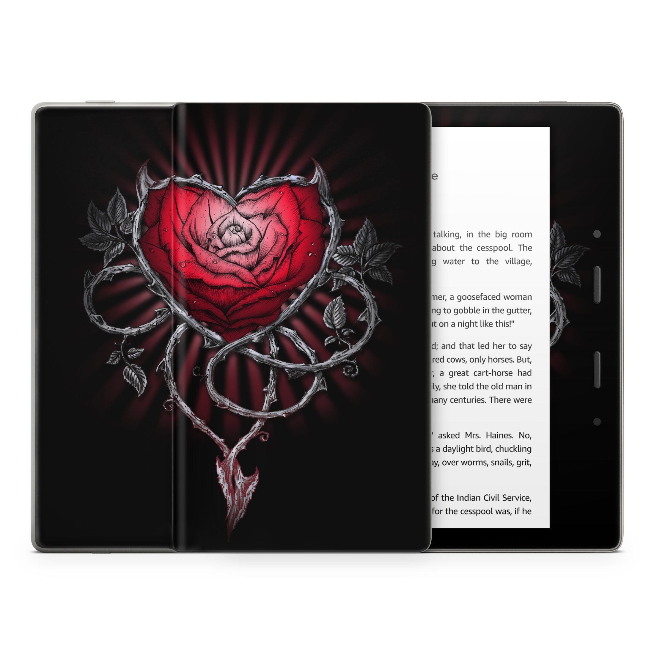 Devils Rose - Amazon Kindle Skin