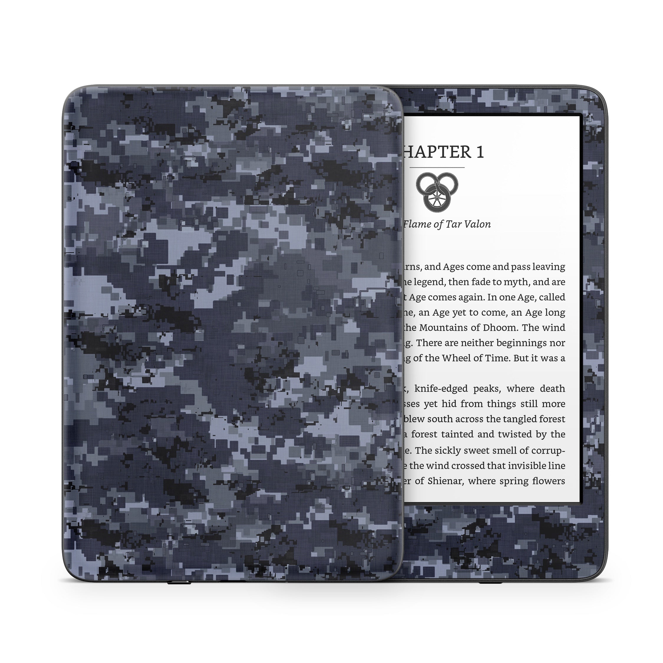 Digital Navy Camo - Amazon Kindle Skin