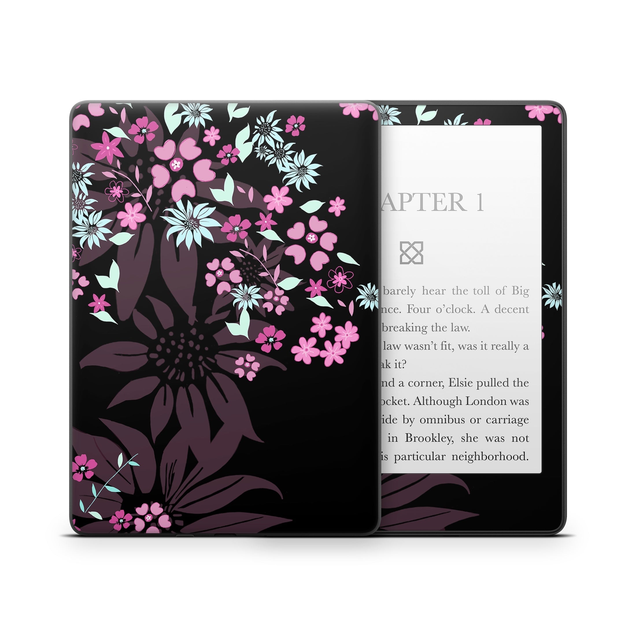 Dark Flowers - Amazon Kindle Skin