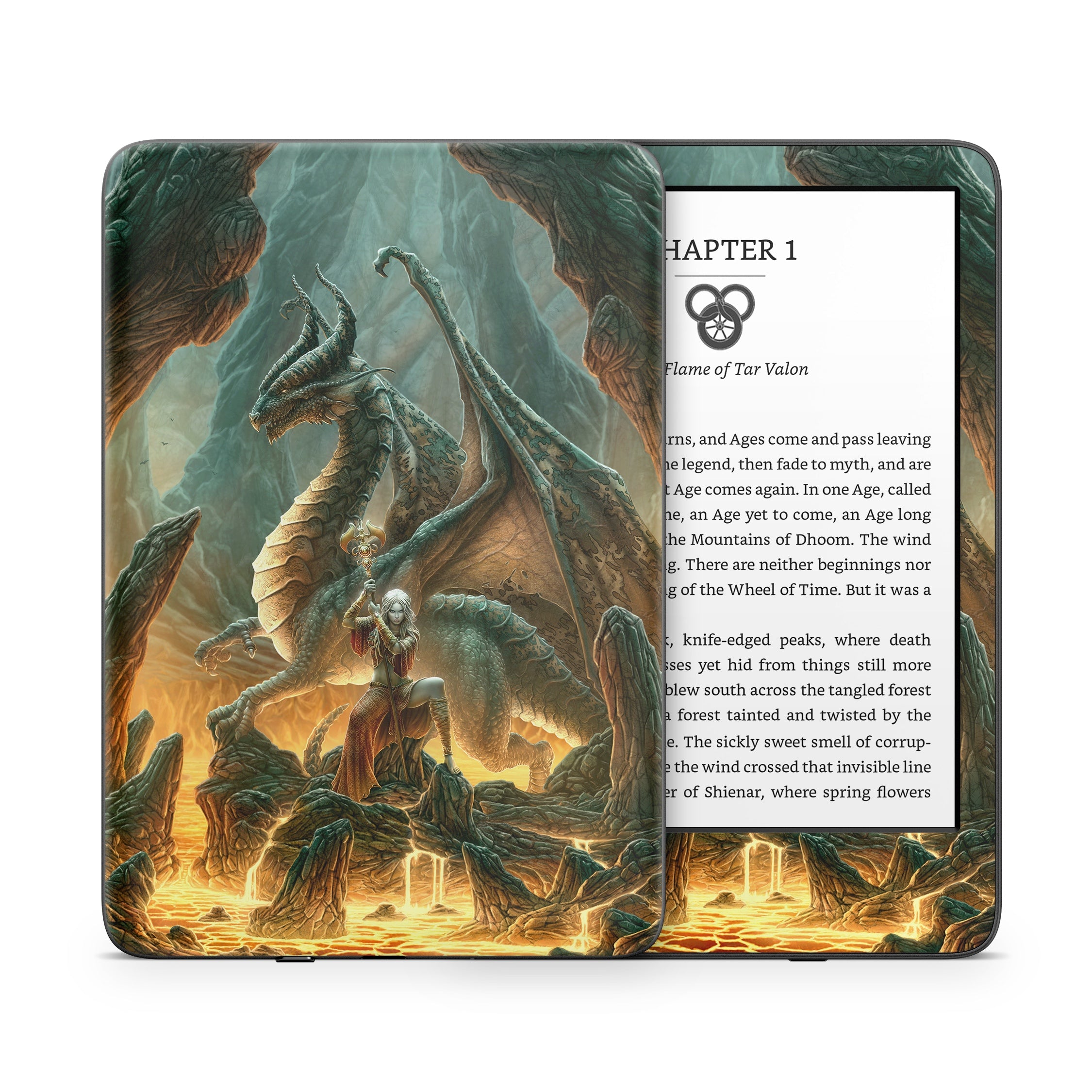 Dragon Mage - Amazon Kindle Skin