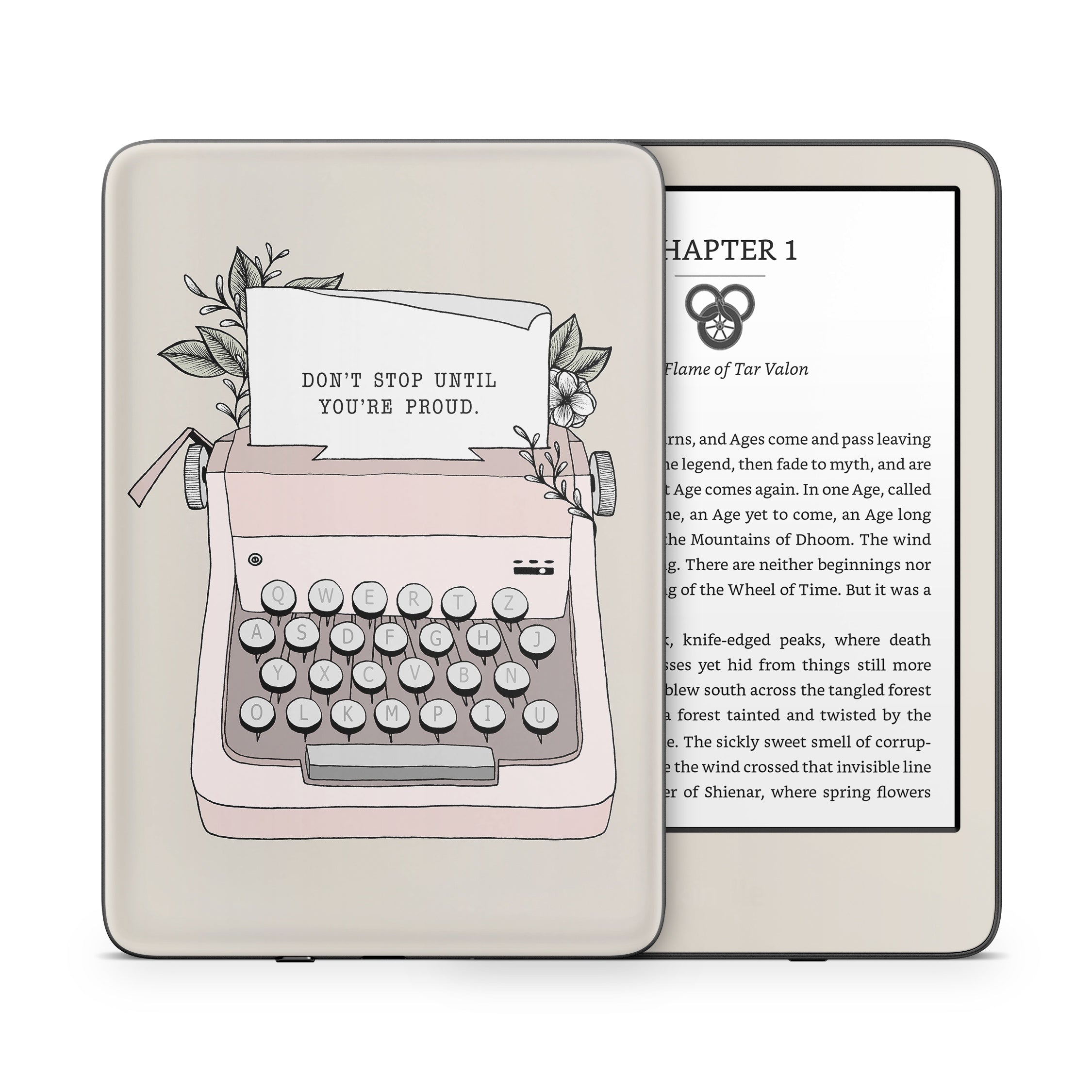 Dont Stop - Amazon Kindle Skin