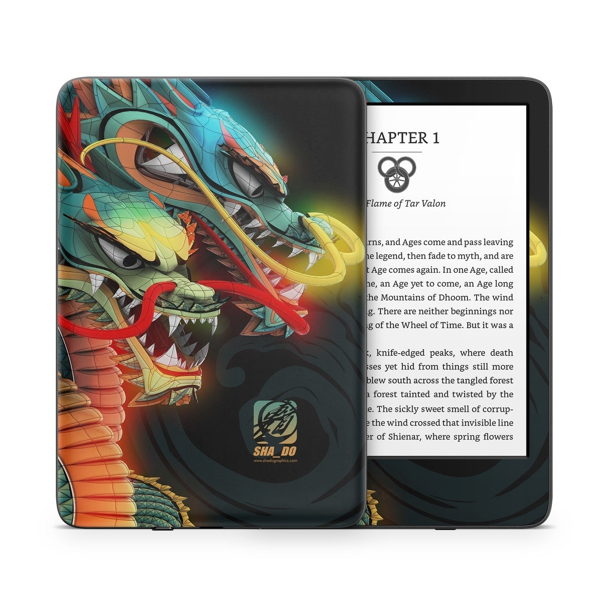 Dragons - Amazon Kindle Skin