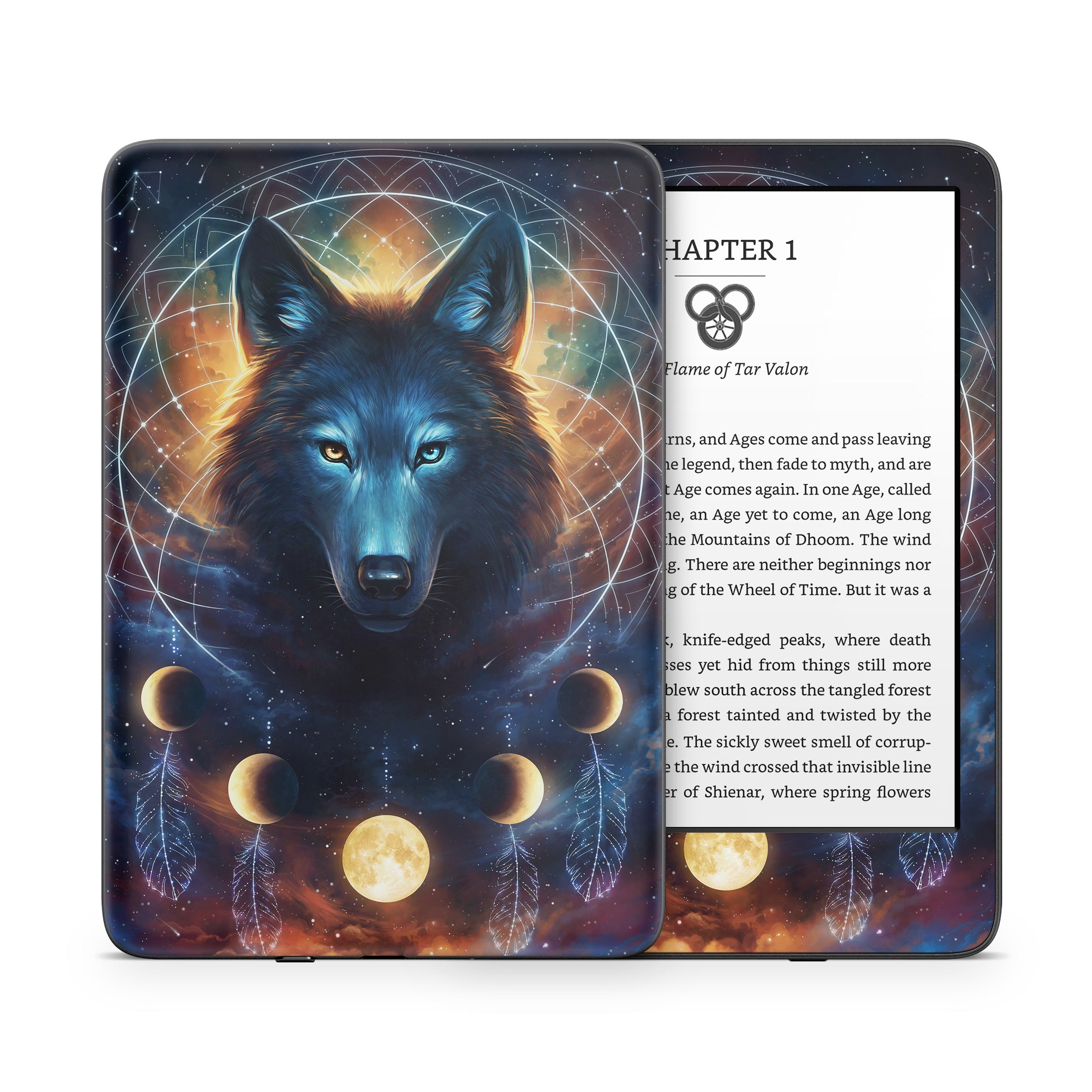 Dreamcatcher Wolf - Amazon Kindle Skin