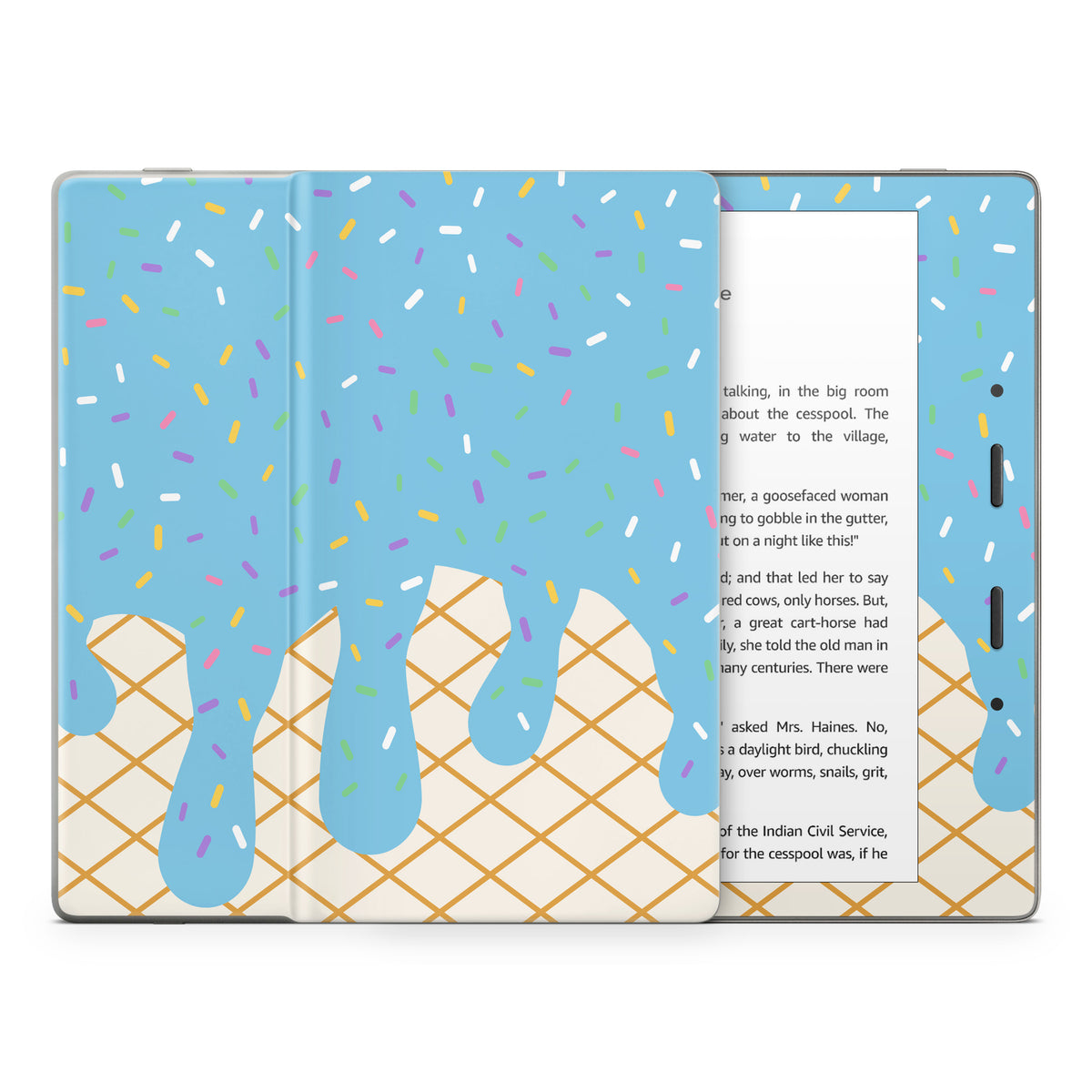 Cotton Candy Ice Cream Drip - Amazon Kindle Skin