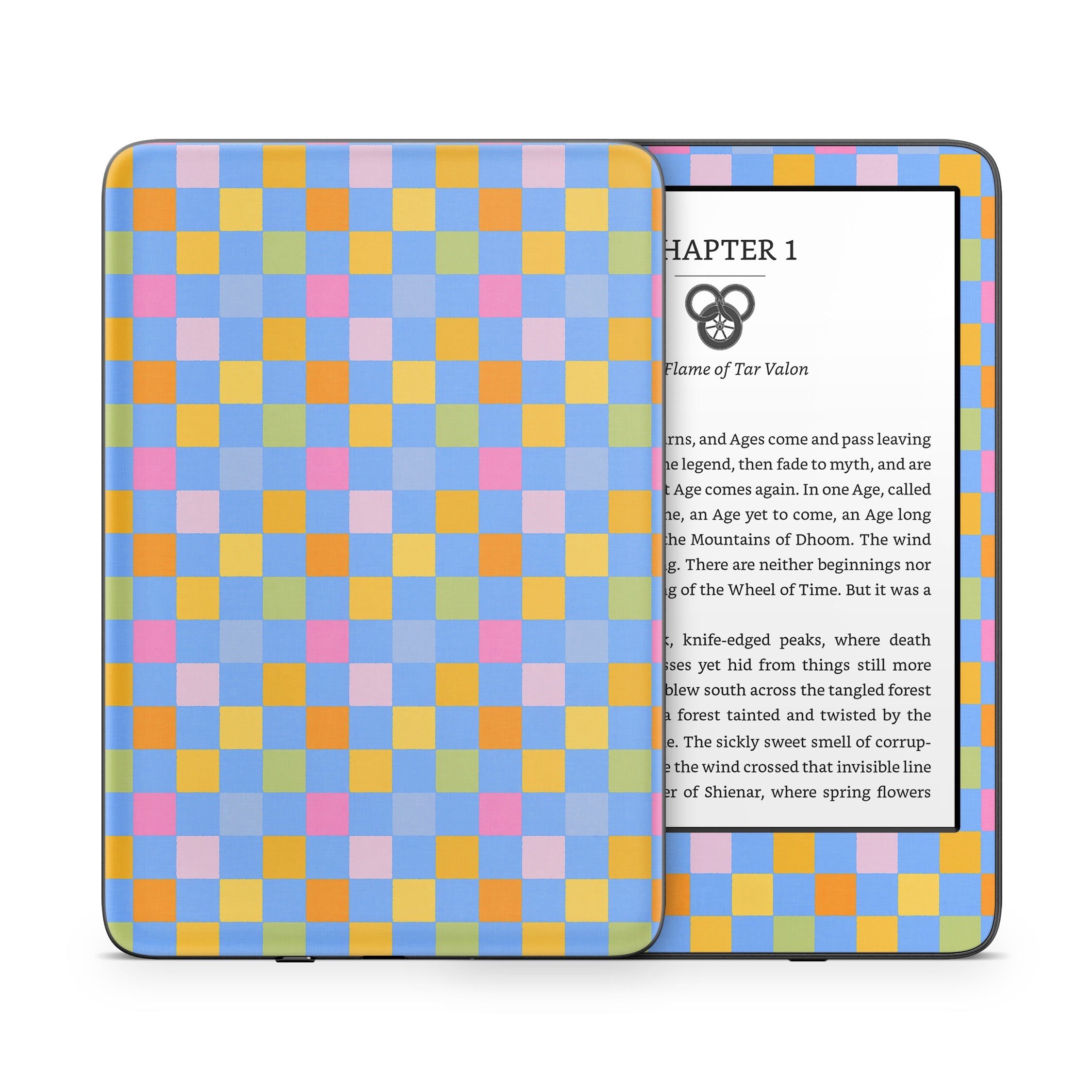 Eclectic Checker - Amazon Kindle Skin