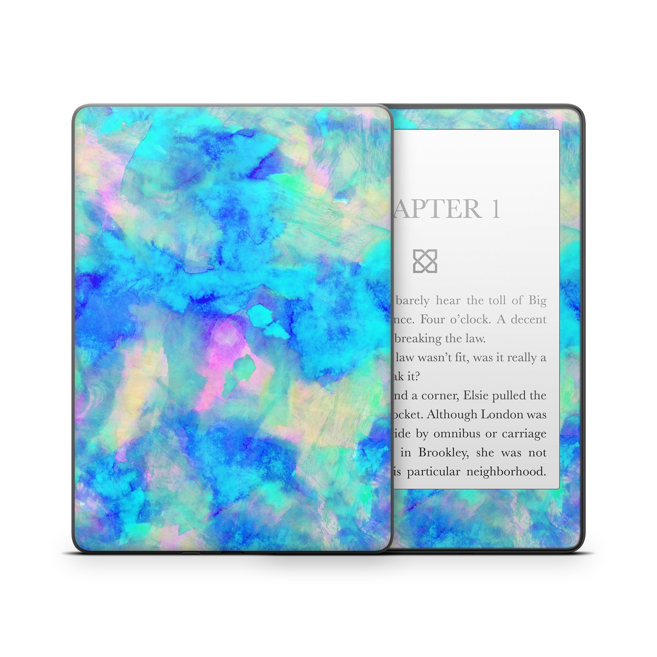 Electrify Ice Blue - Amazon Kindle Skin