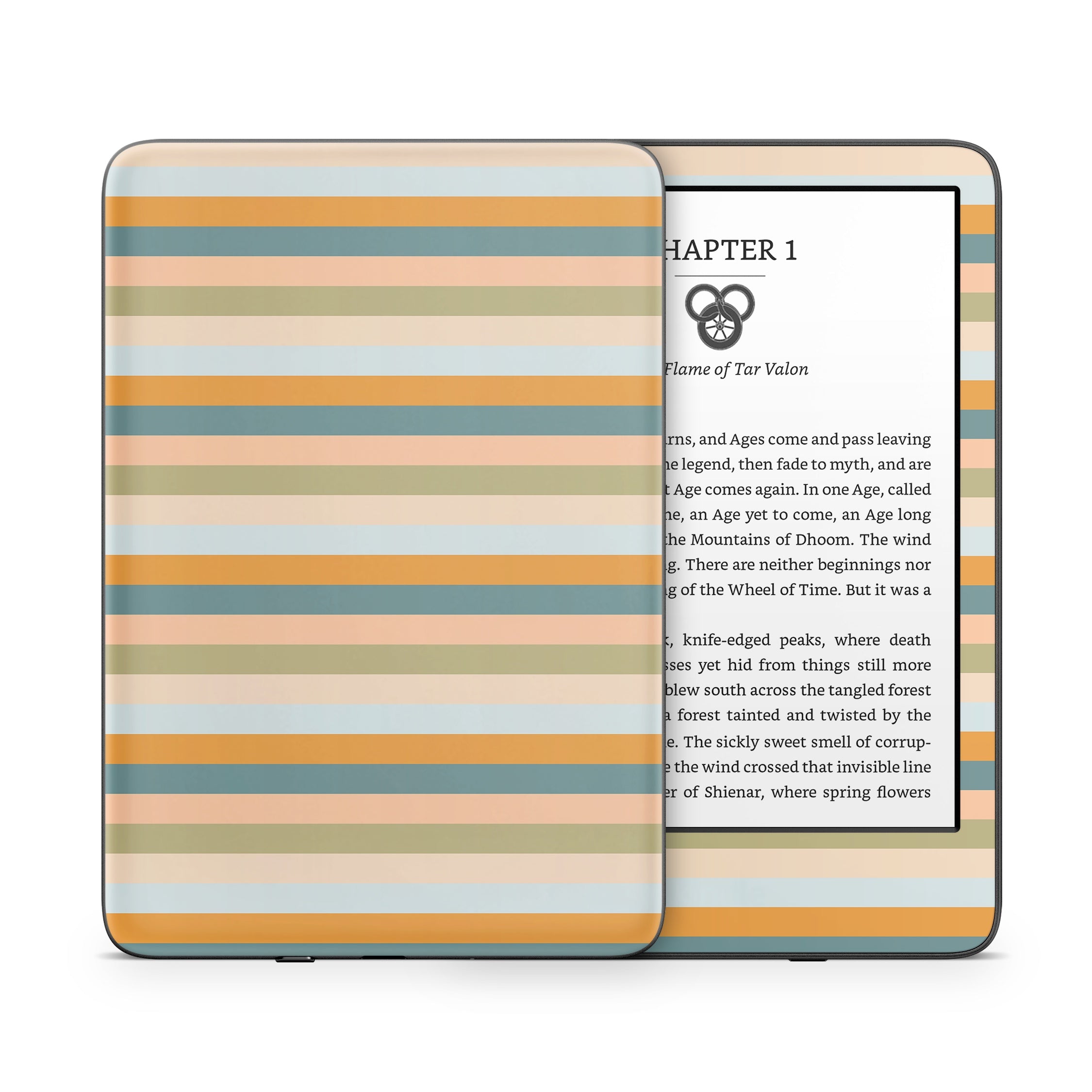 Earth Stripes - Amazon Kindle Skin