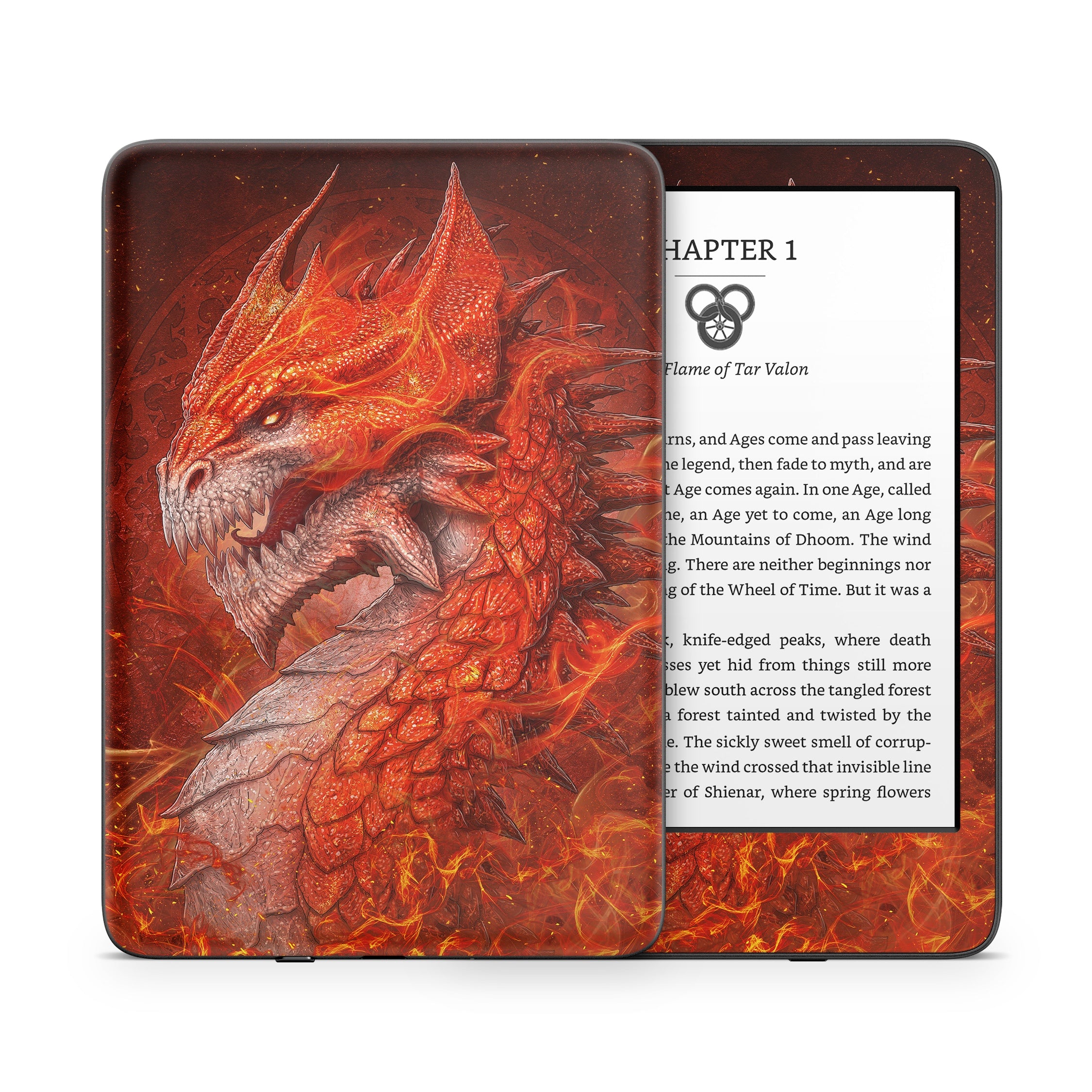 Flame Dragon - Amazon Kindle Skin