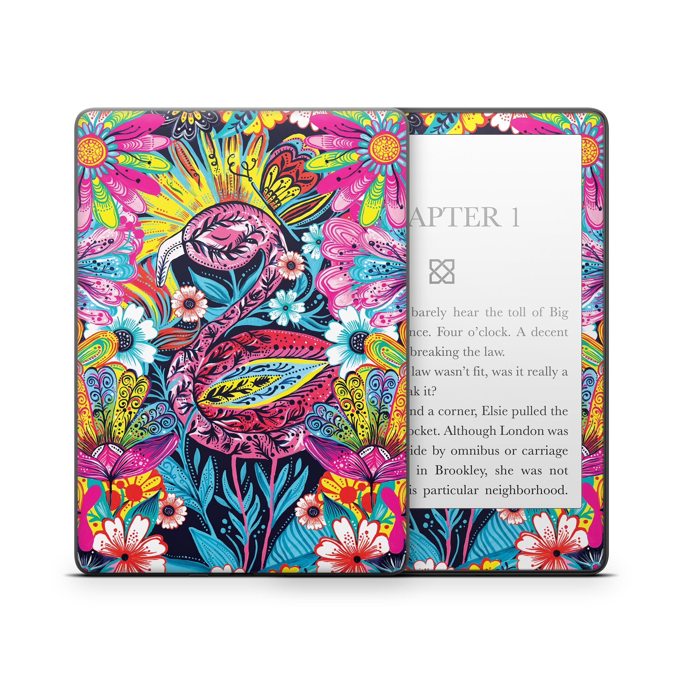 Flashy Flamingo - Amazon Kindle Skin