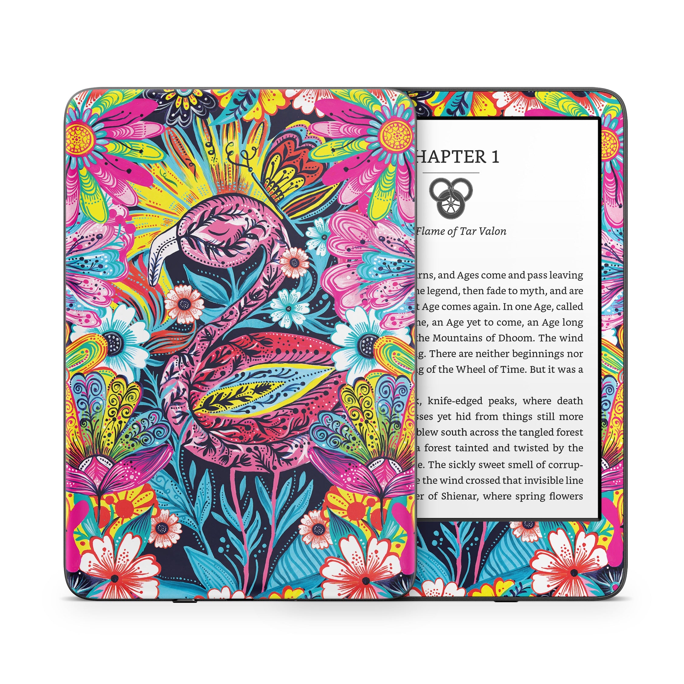 Flashy Flamingo - Amazon Kindle Skin
