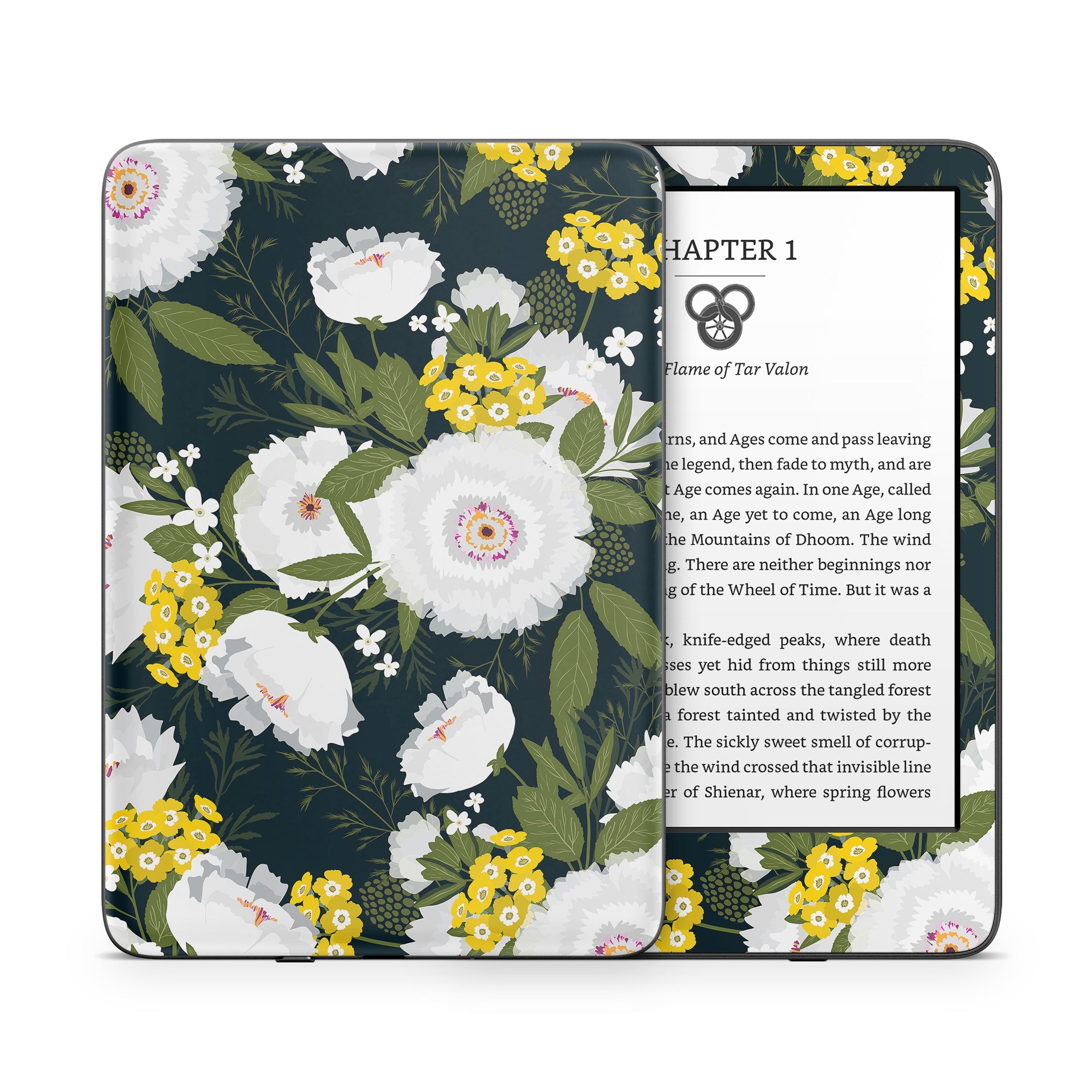 Fleurette Night - Amazon Kindle Skin