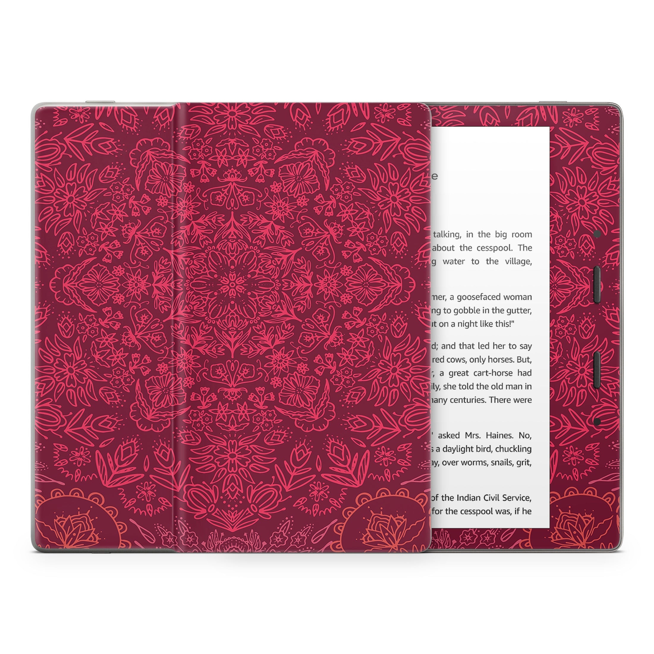 Floral Vortex - Amazon Kindle Skin