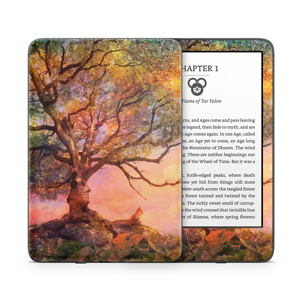 Fox Sunset - Amazon Kindle Skin