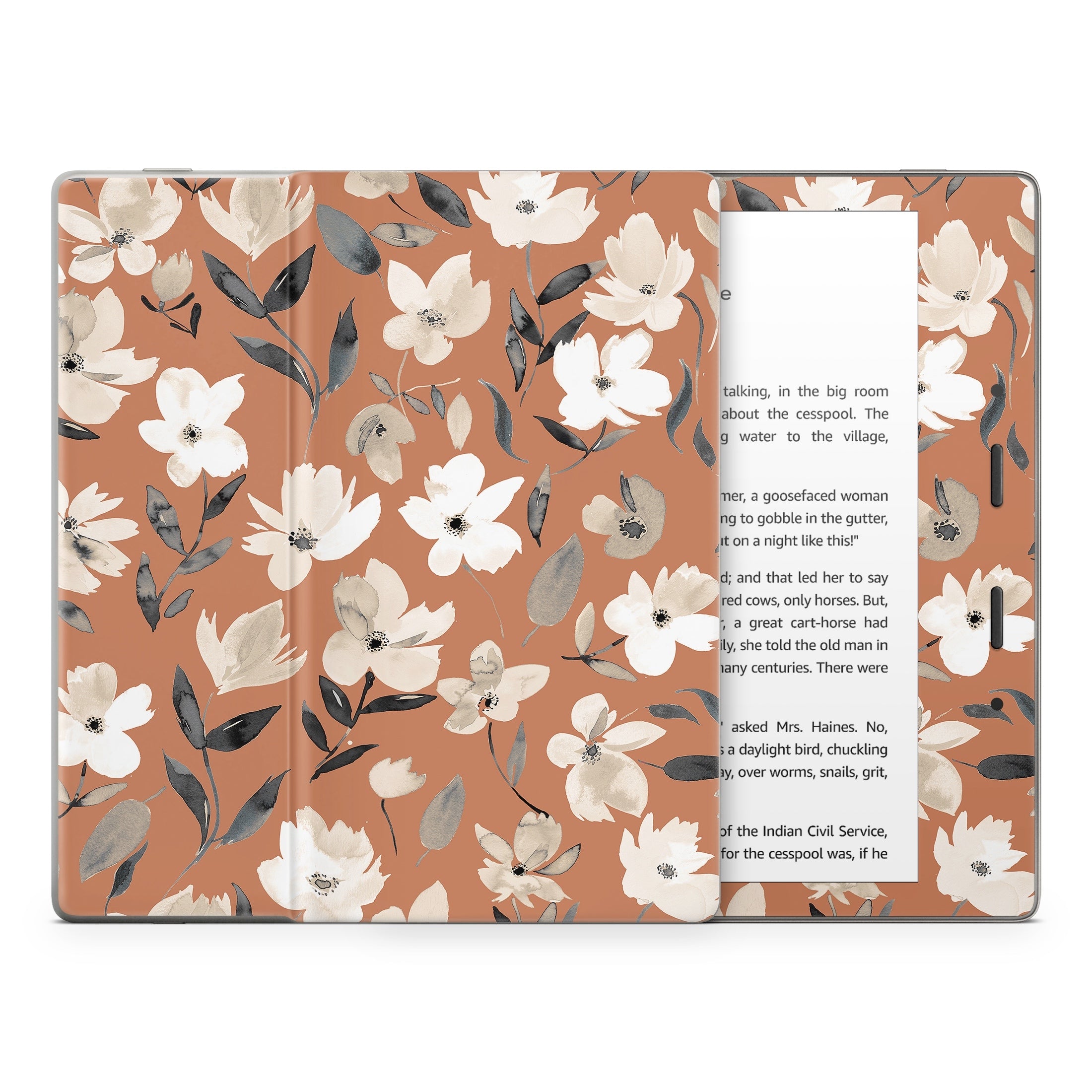 Fresh Flowers Copper - Amazon Kindle Skin