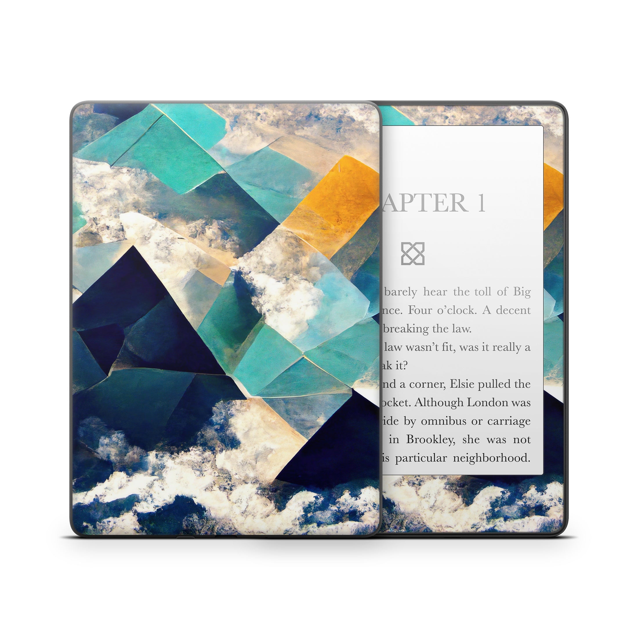 Gold Clouds - Amazon Kindle Skin