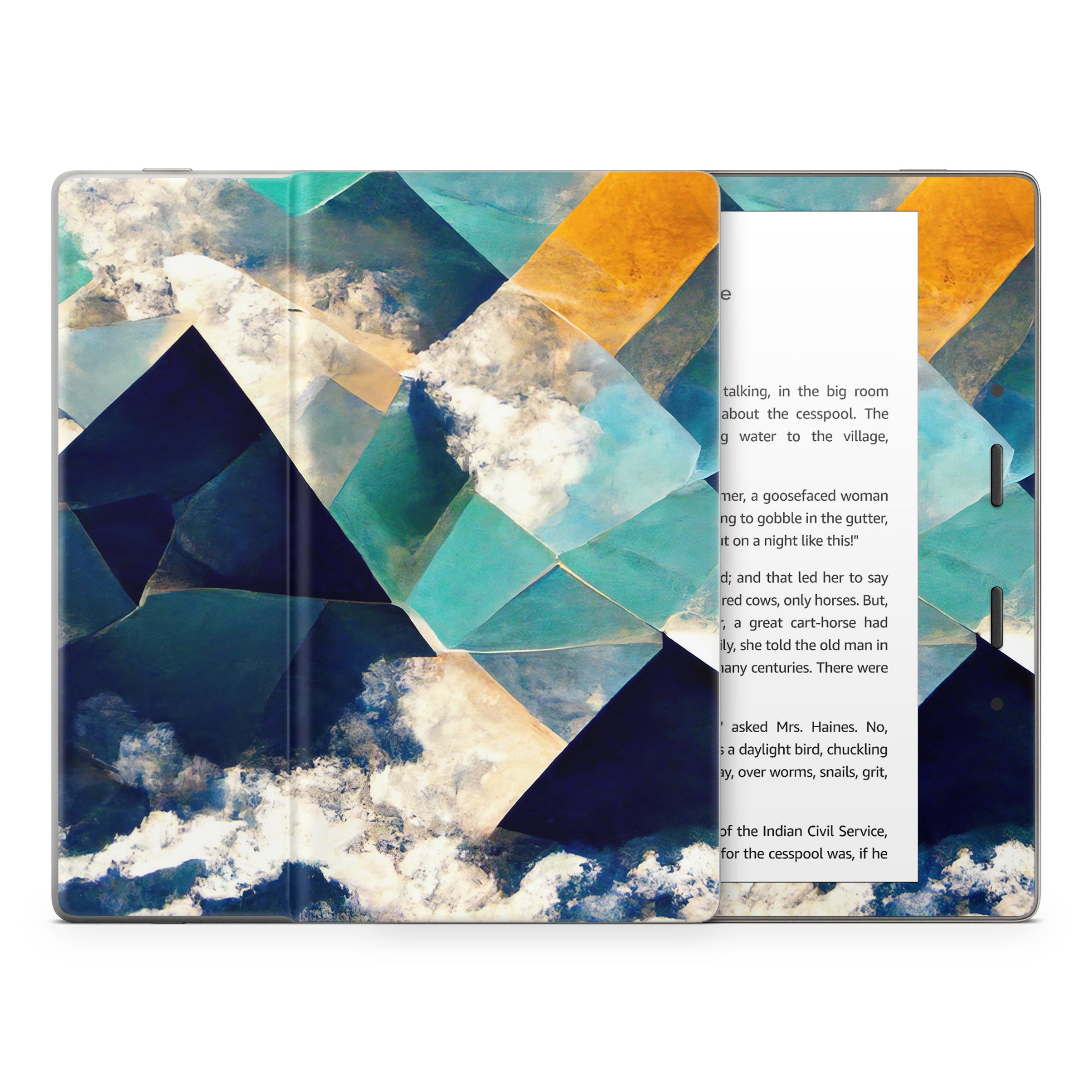 Gold Clouds - Amazon Kindle Skin
