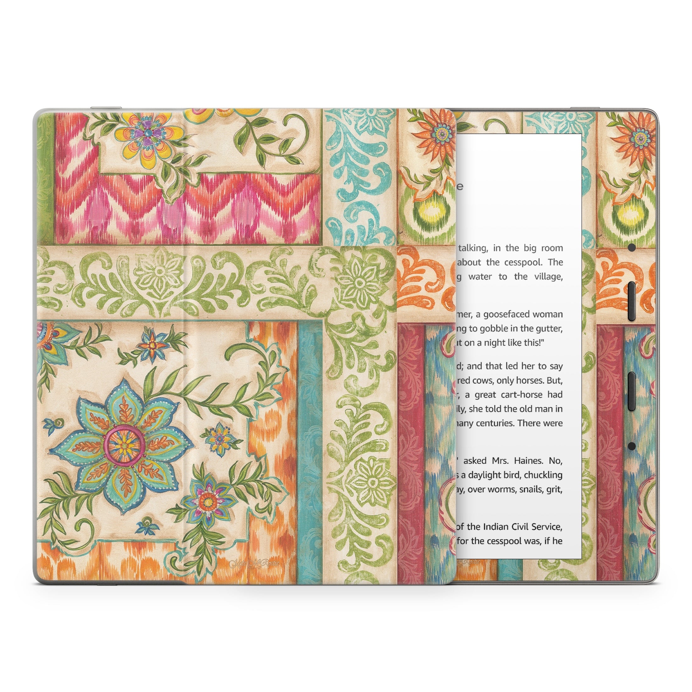 Ikat Floral - Amazon Kindle Skin