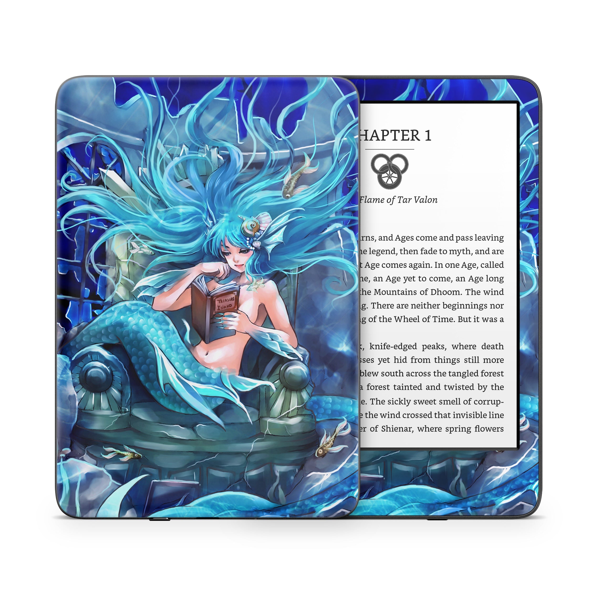 In Her Own World - Amazon Kindle Skin