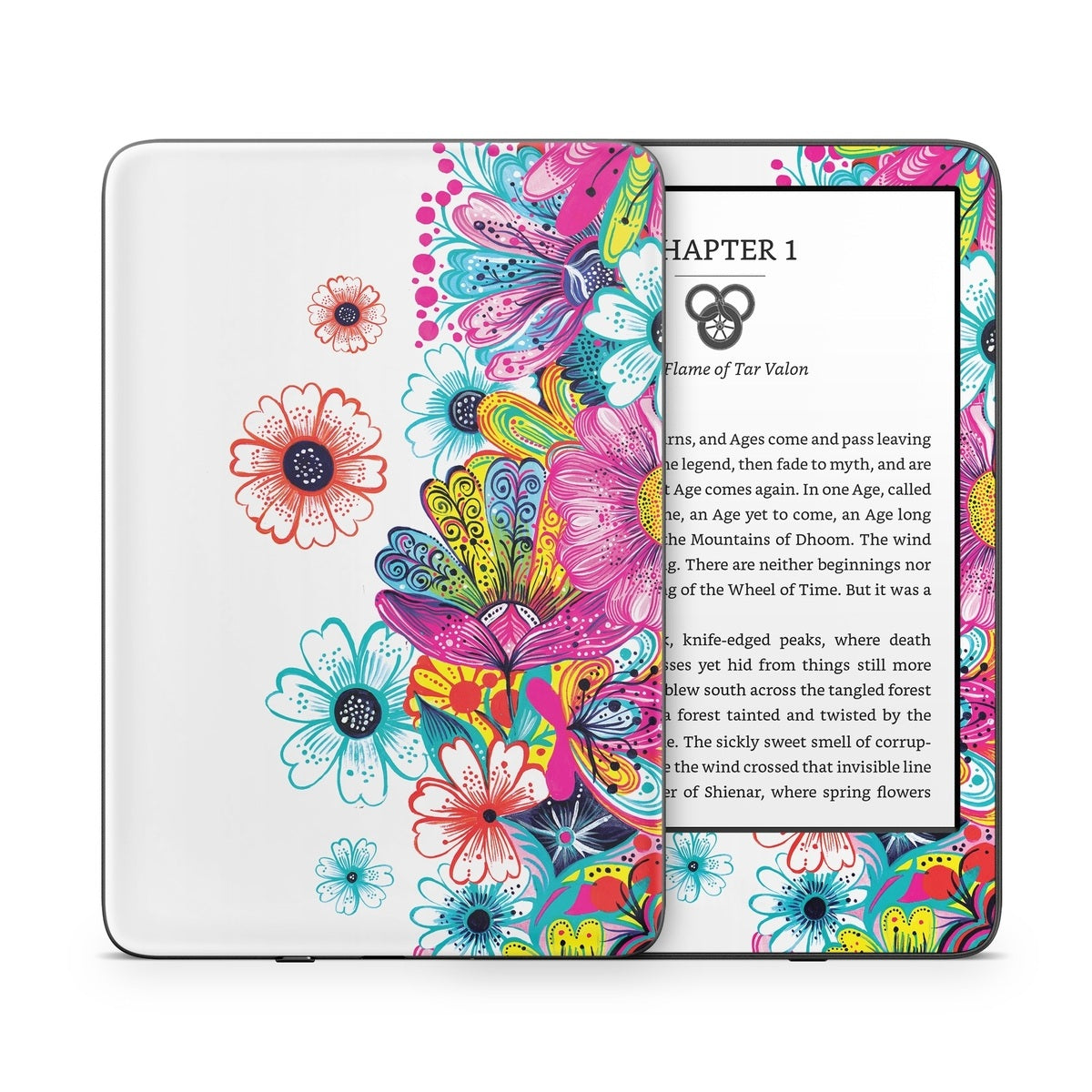 Intense Flowers - Amazon Kindle Skin
