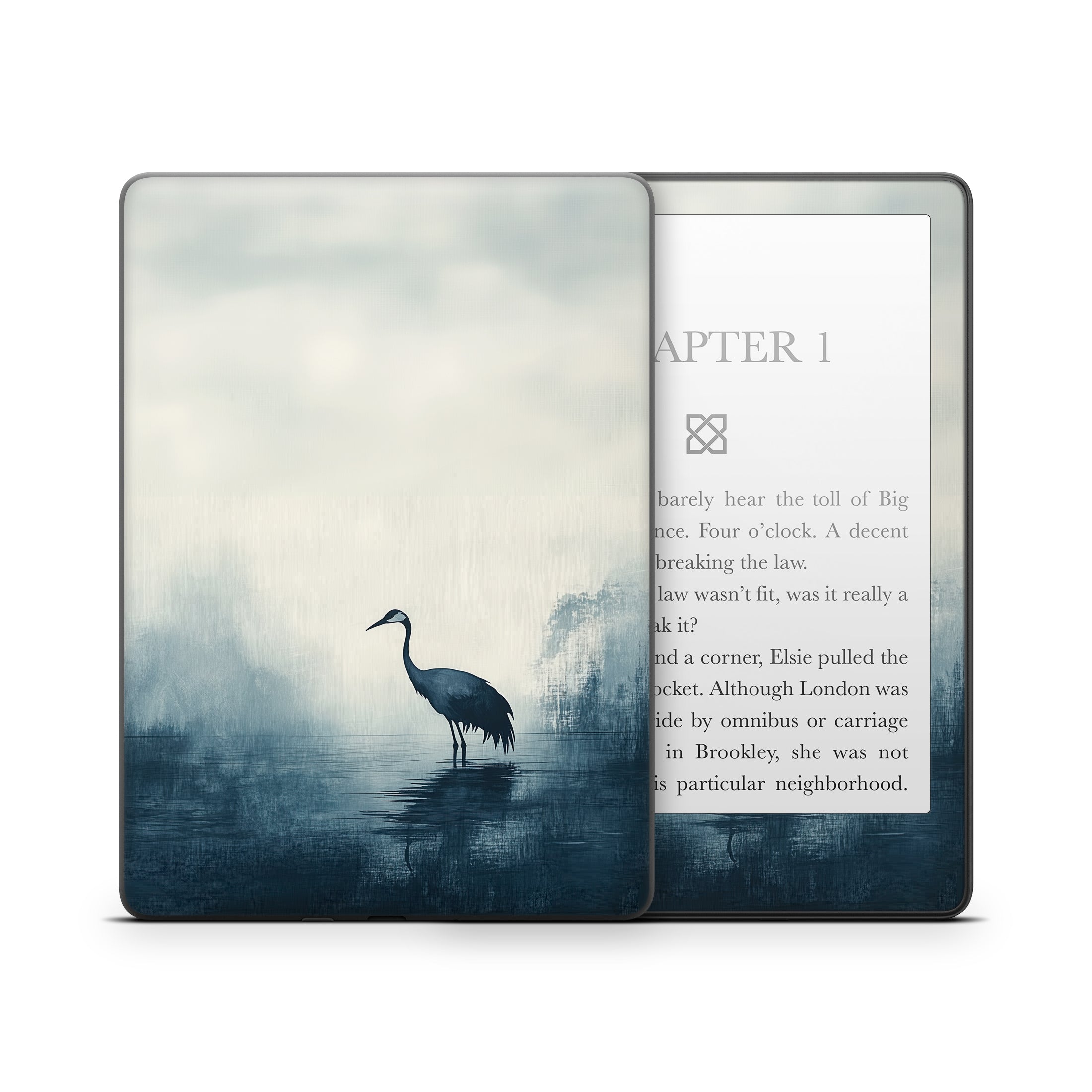 The Heron - Amazon Kindle Skin