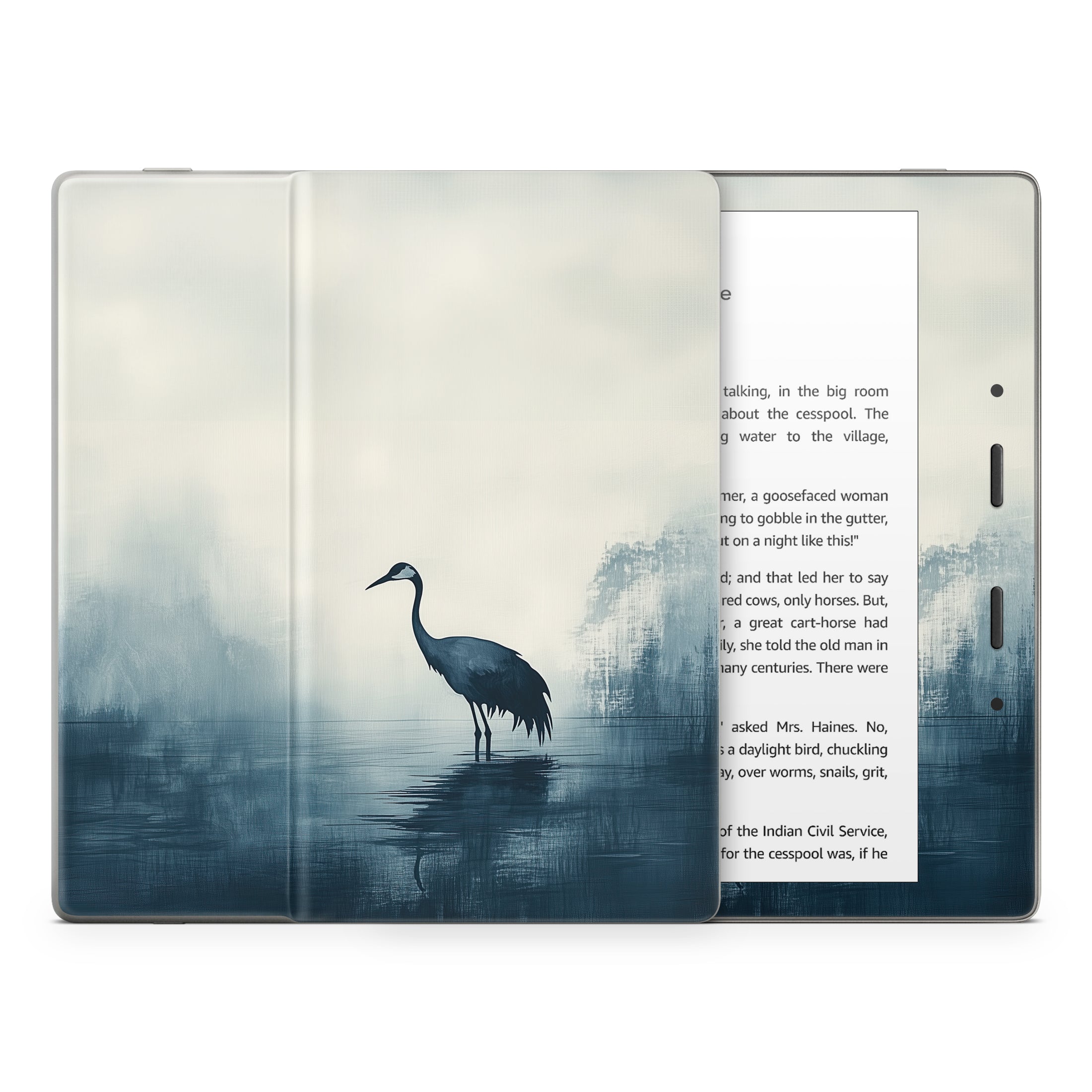 The Heron - Amazon Kindle Skin