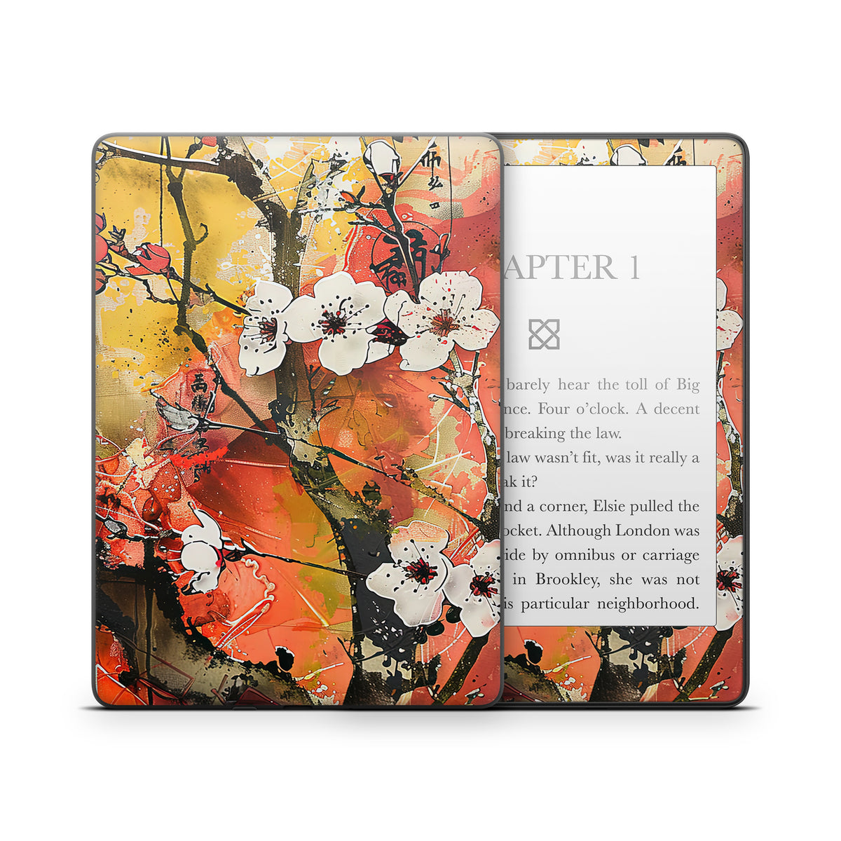 Japanese Blossoms - Amazon Kindle Skin