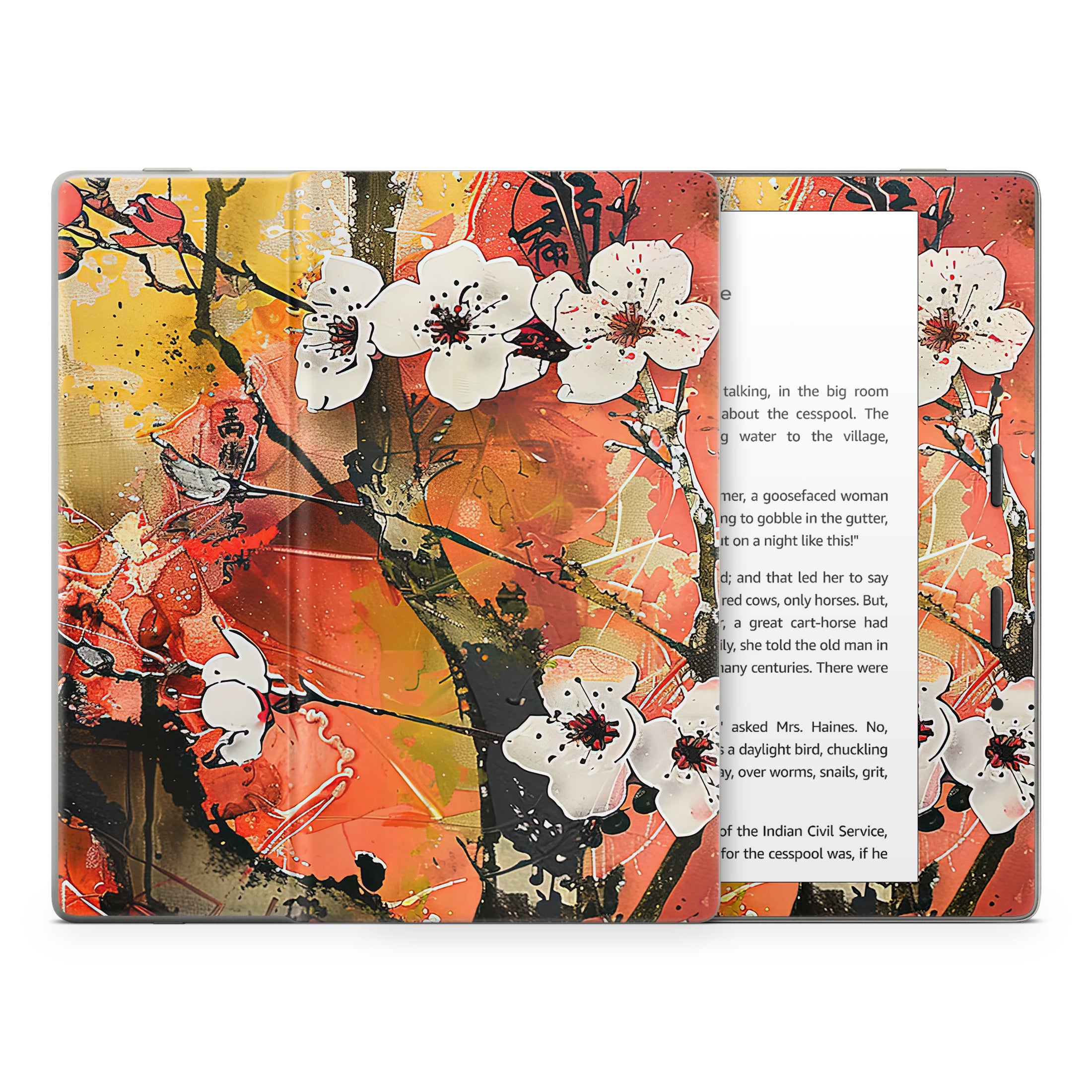 Japanese Blossoms - Amazon Kindle Skin