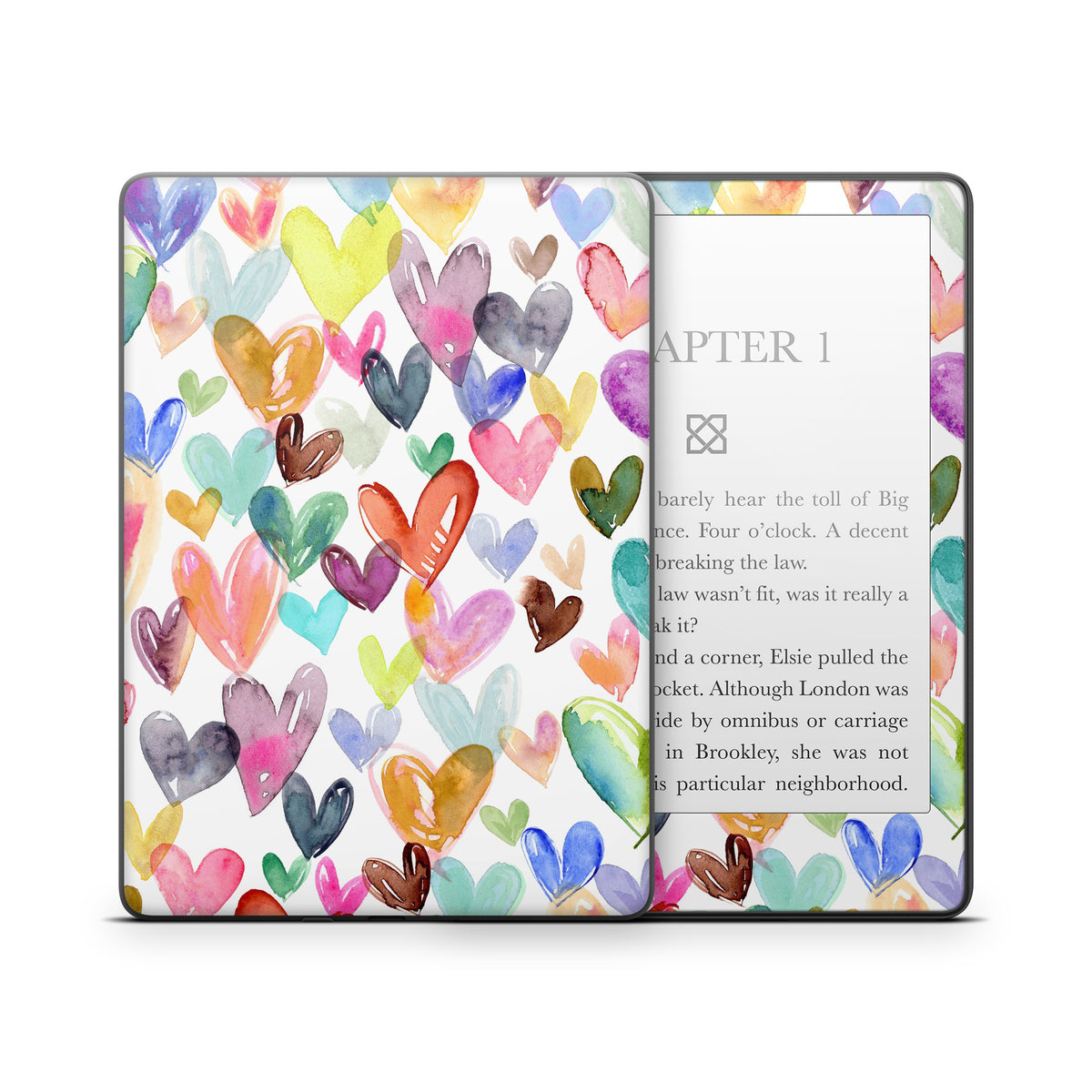 Juvi Hearts - Amazon Kindle Skin