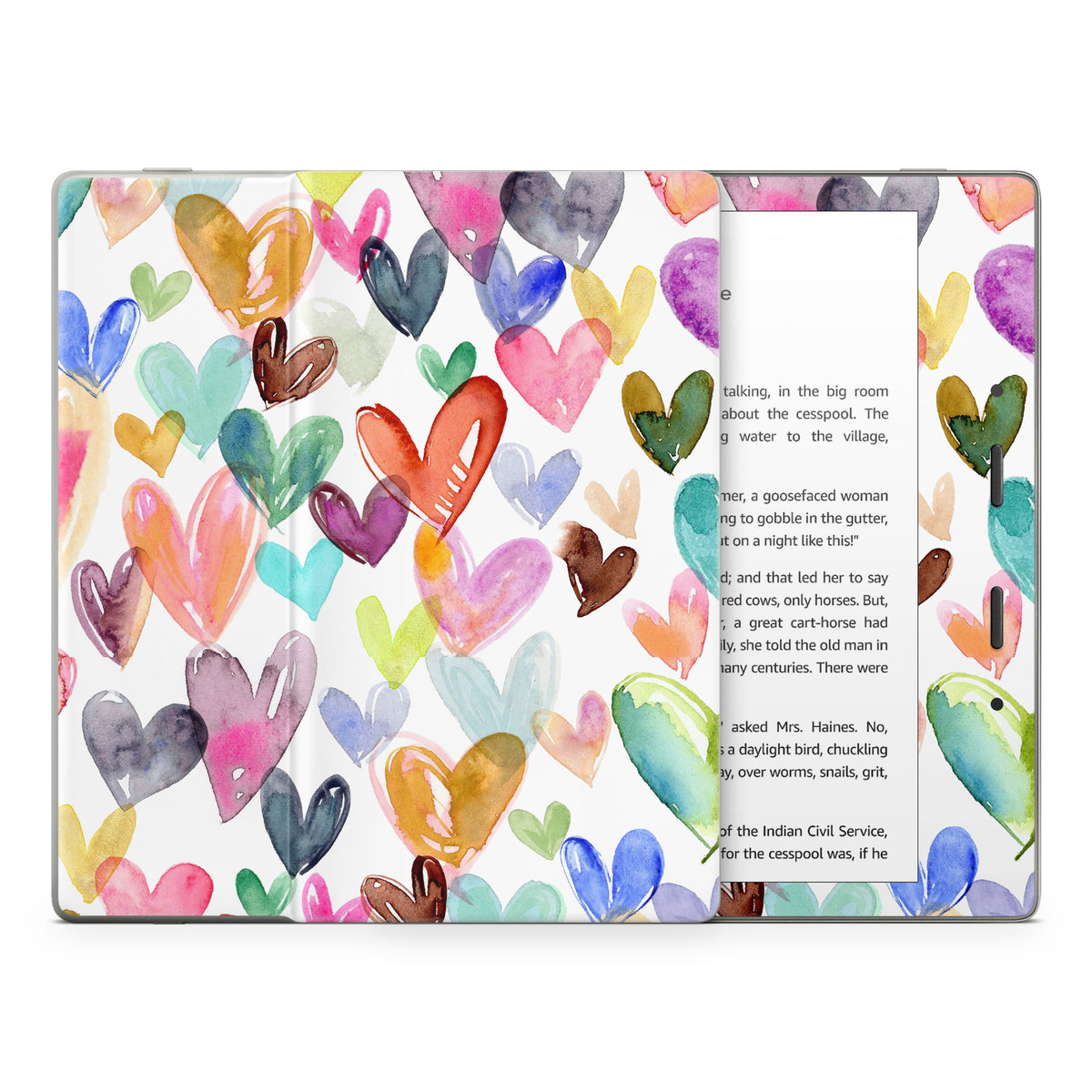 Juvi Hearts - Amazon Kindle Skin