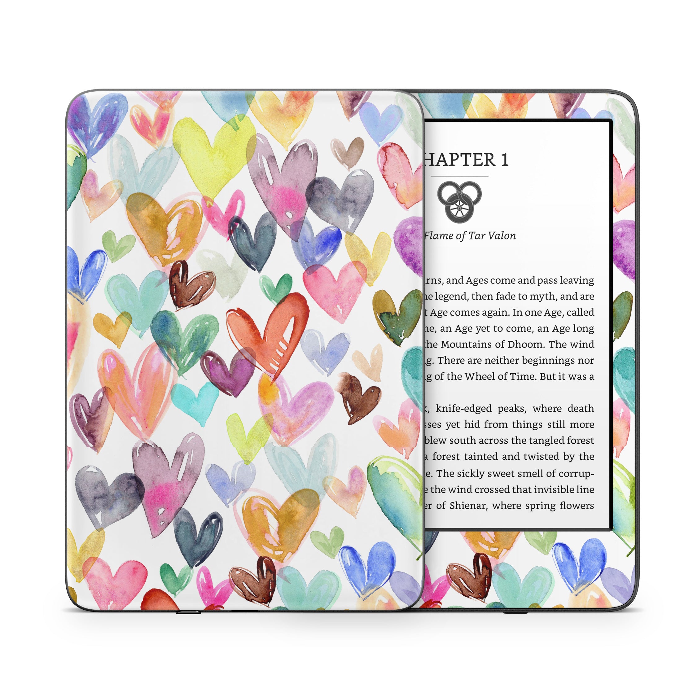Juvi Hearts - Amazon Kindle Skin
