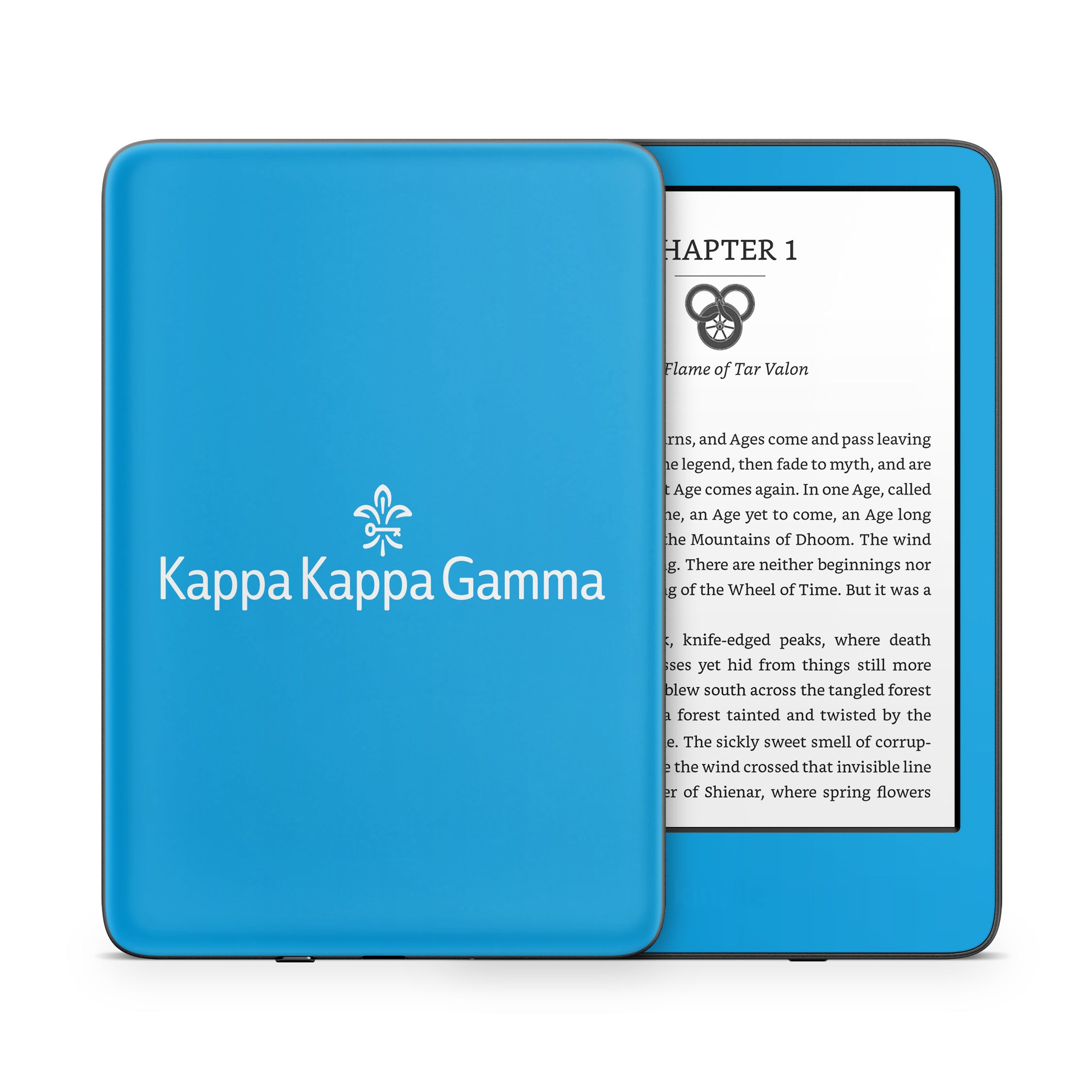 Kappa Kappa Gamma Brandmark Gamma Blue - Amazon Kindle Skin